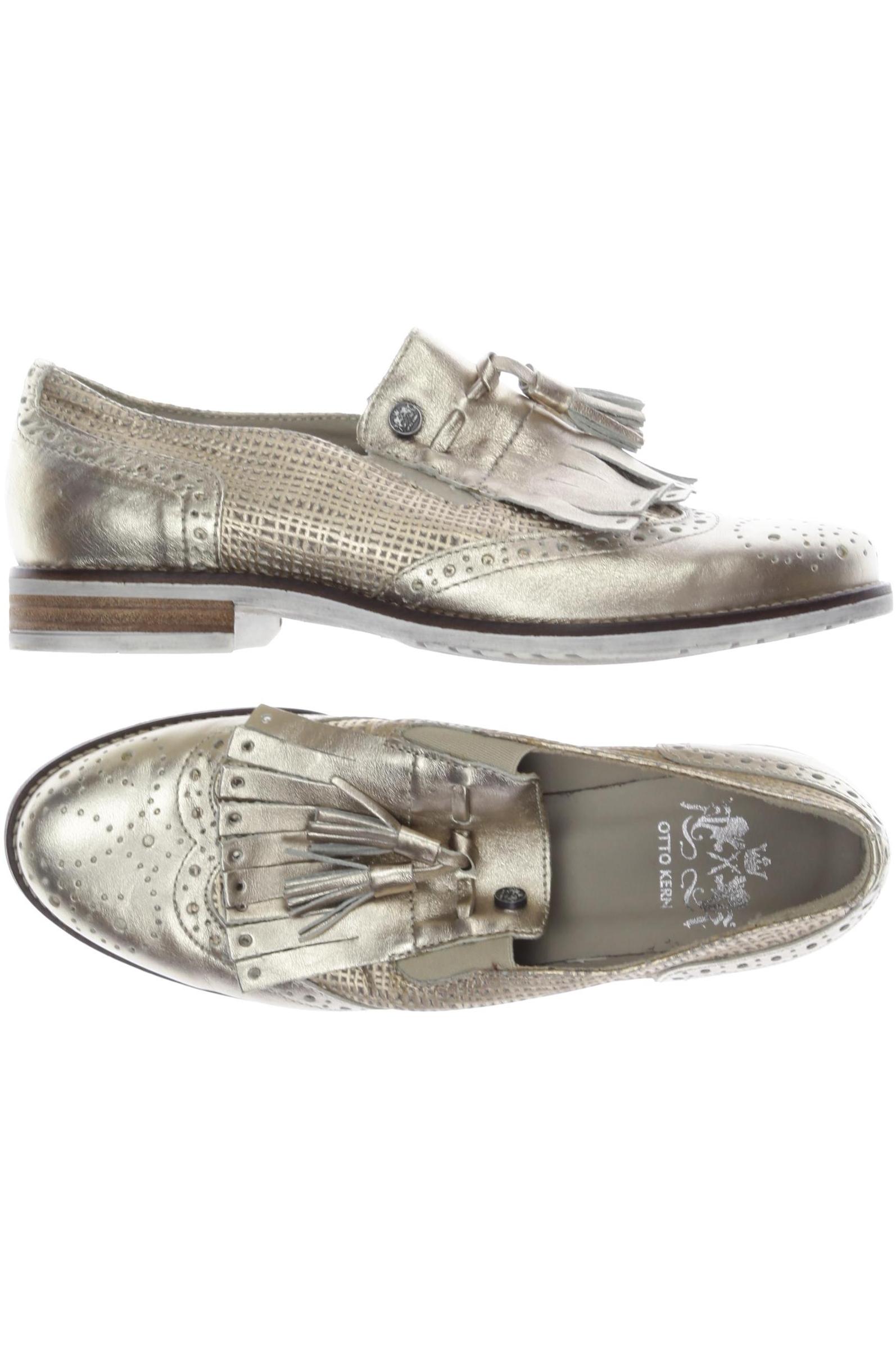

Otto Kern Damen Halbschuh, gold, Gr. 37