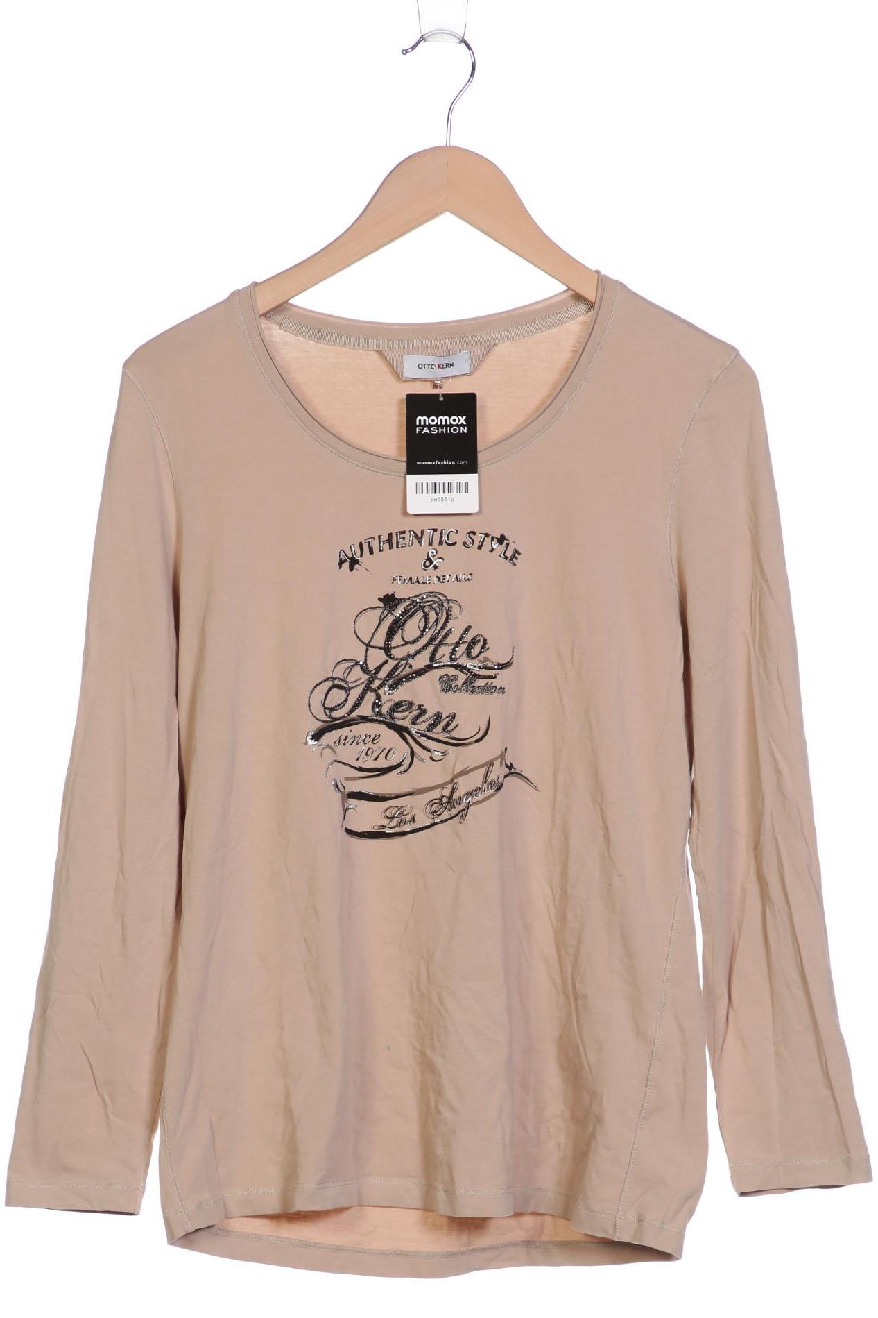 

Otto Kern Damen Langarmshirt, beige, Gr. 38