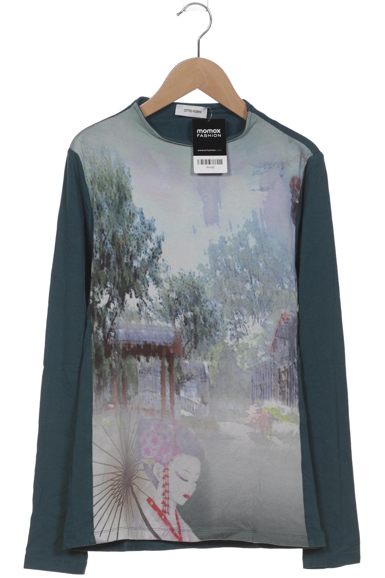 

Otto Kern Damen Langarmshirt, grün, Gr. 38
