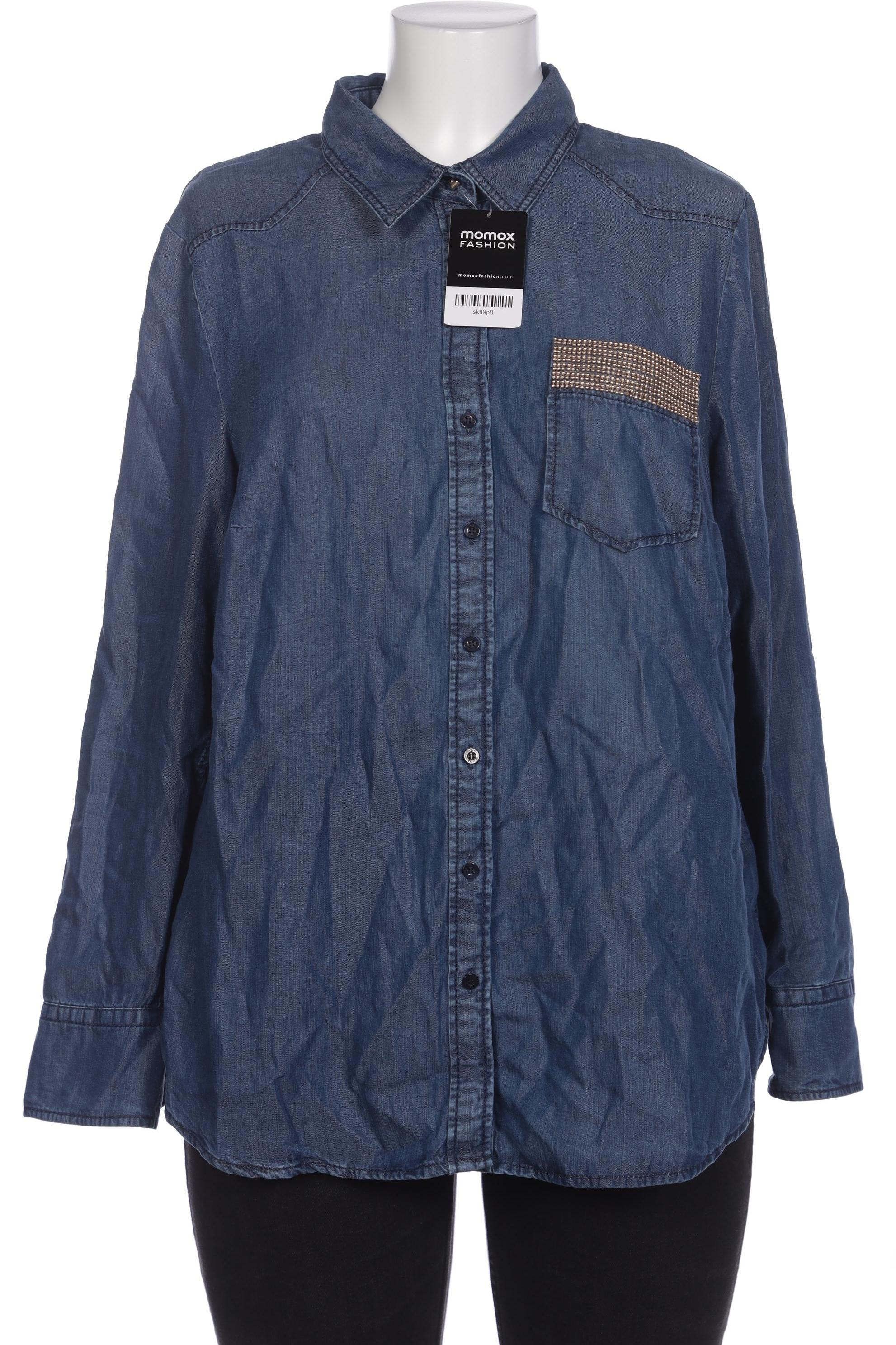 

Otto Kern Damen Bluse, blau, Gr. 46