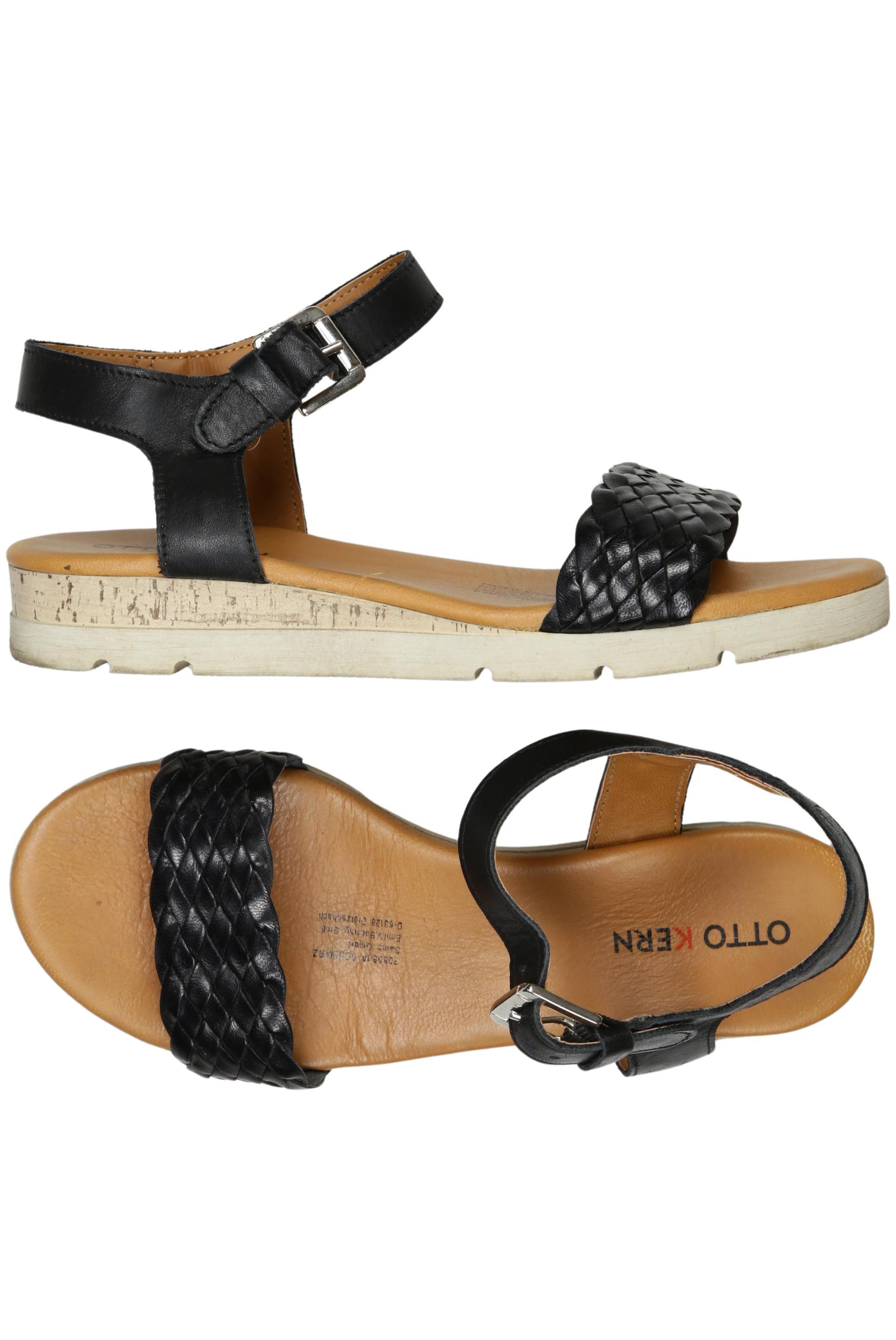 

Otto Kern Damen Sandale, schwarz, Gr. 38
