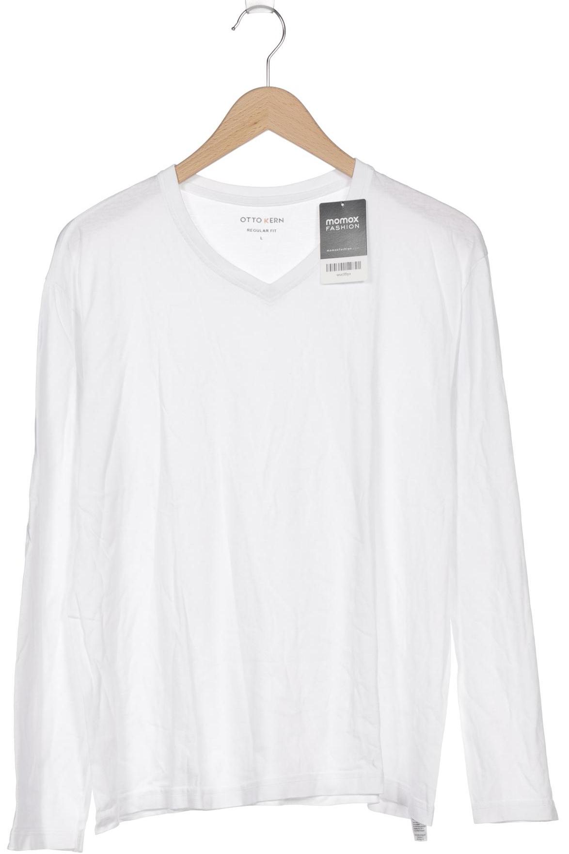 

OTTO KERN Herren Langarmshirt, weiß