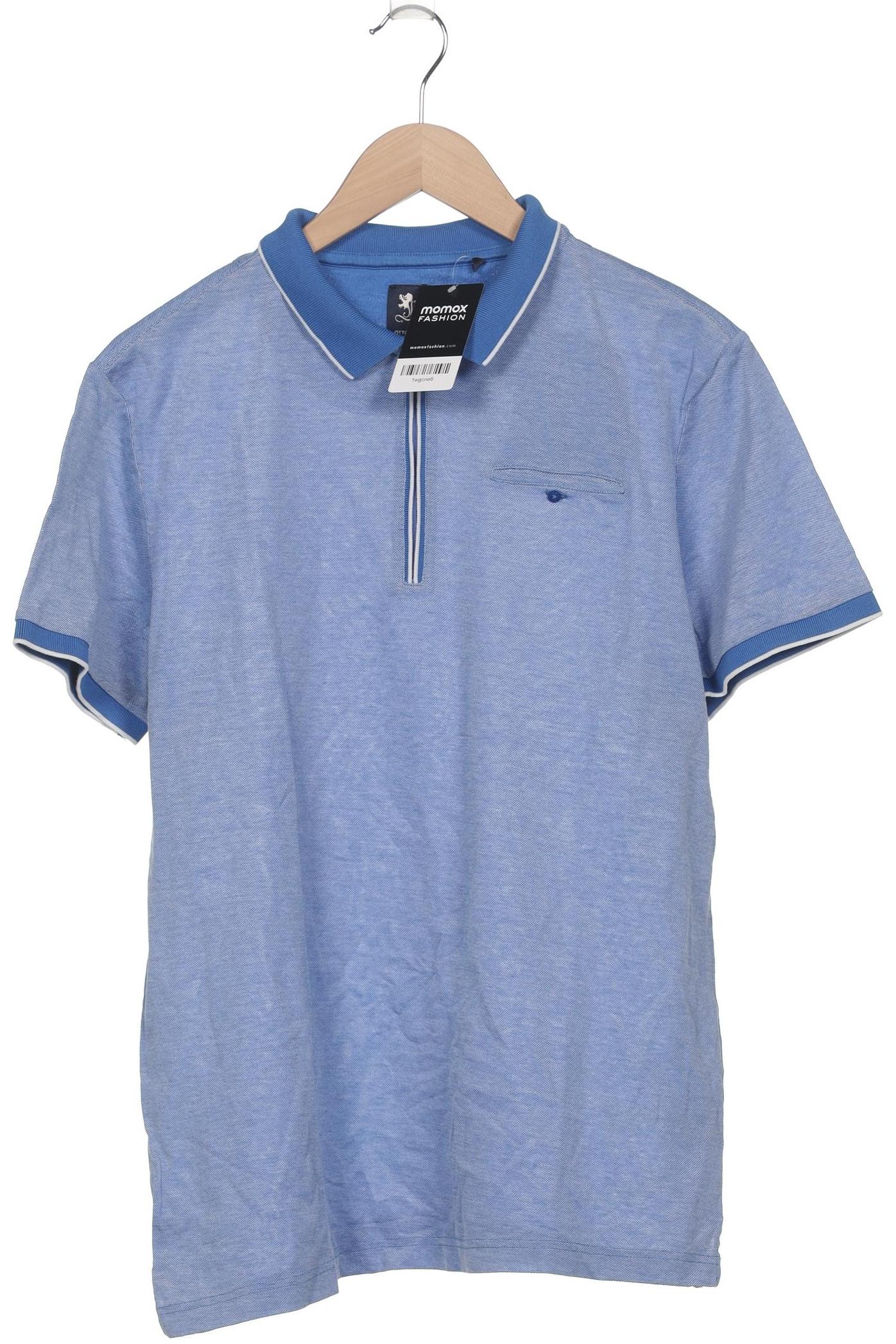 

Otto Kern Herren Poloshirt, blau, Gr. 54