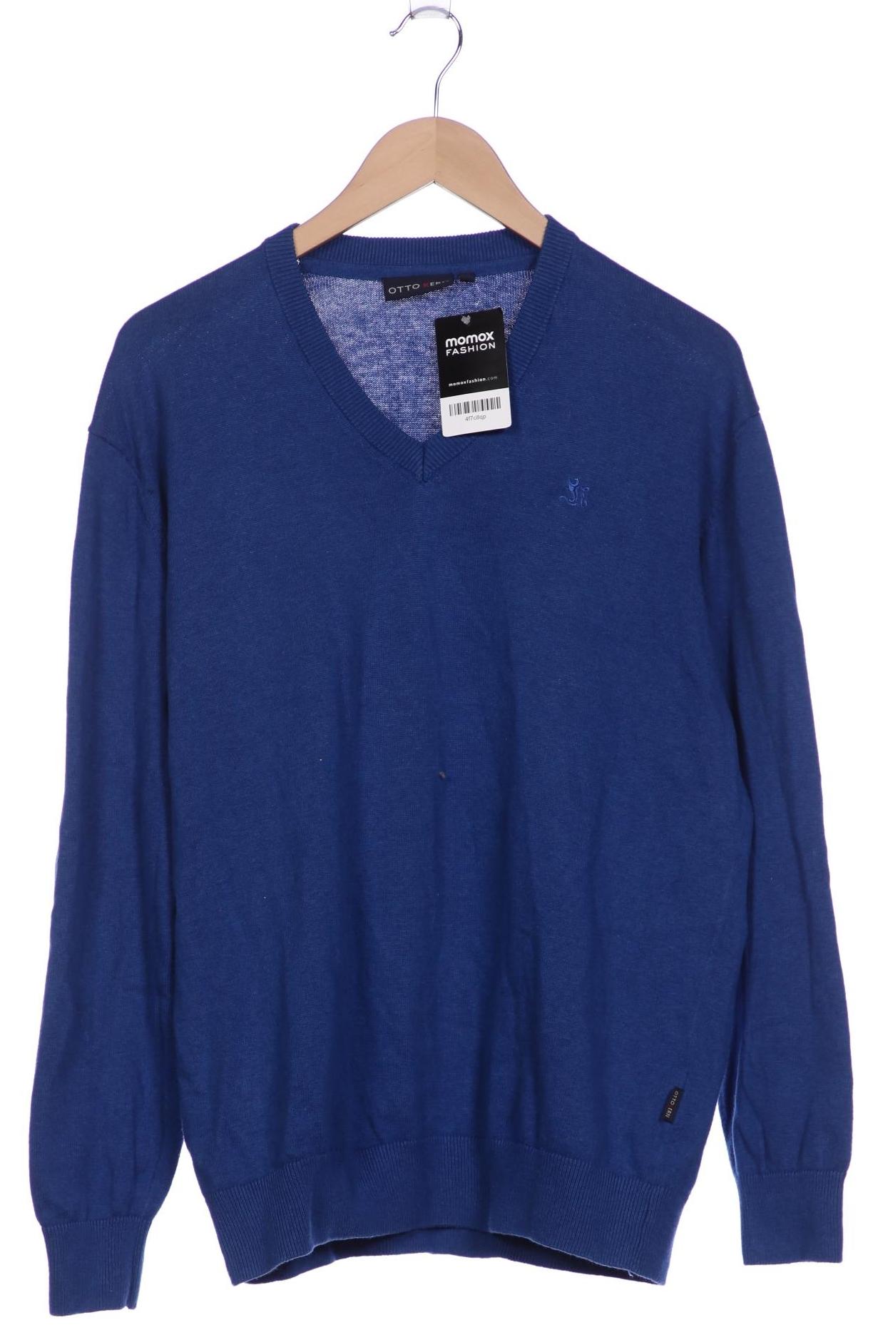 

Otto Kern Herren Pullover, blau, Gr. 52