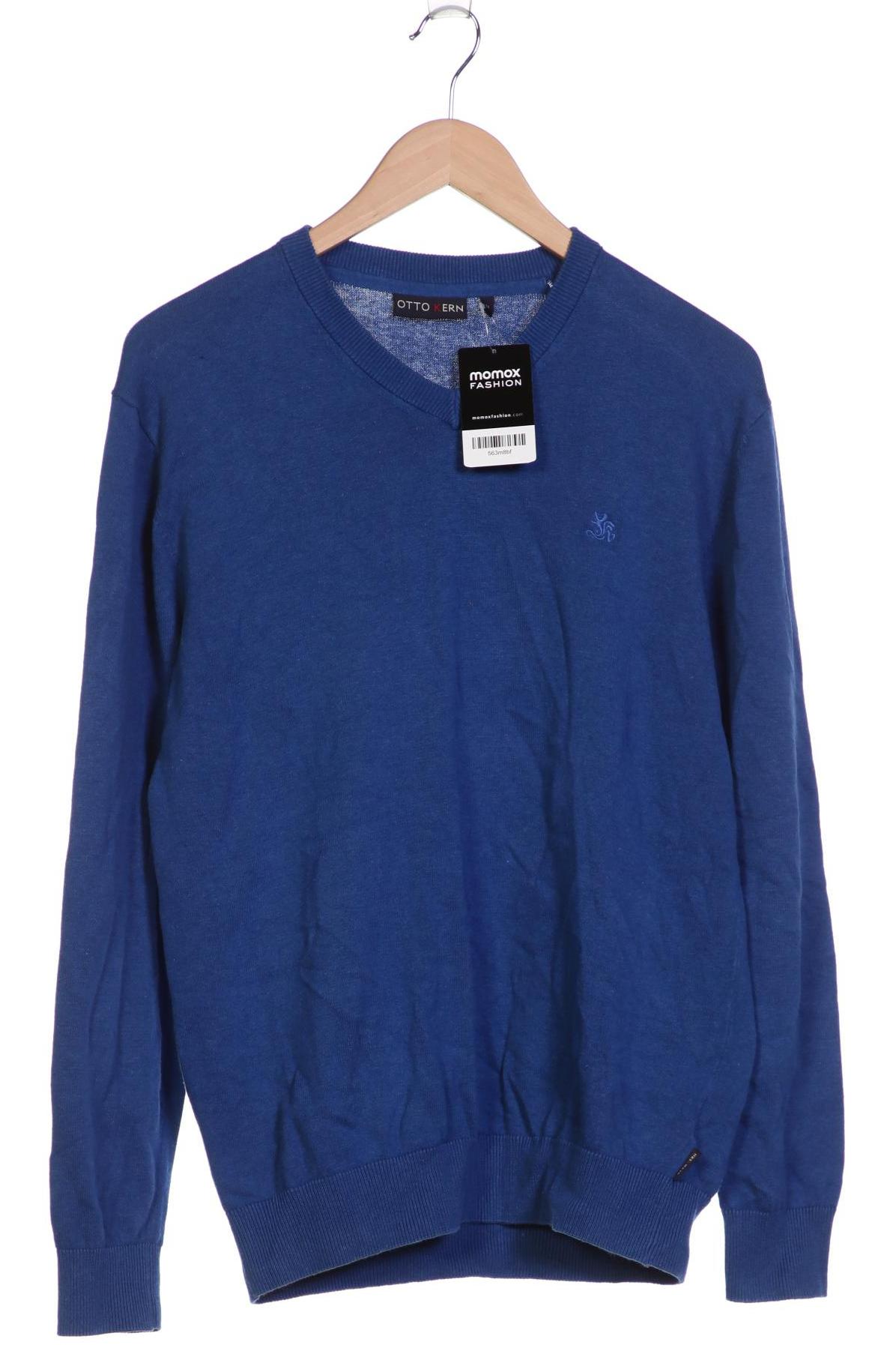 

Otto Kern Herren Pullover, blau, Gr. 48