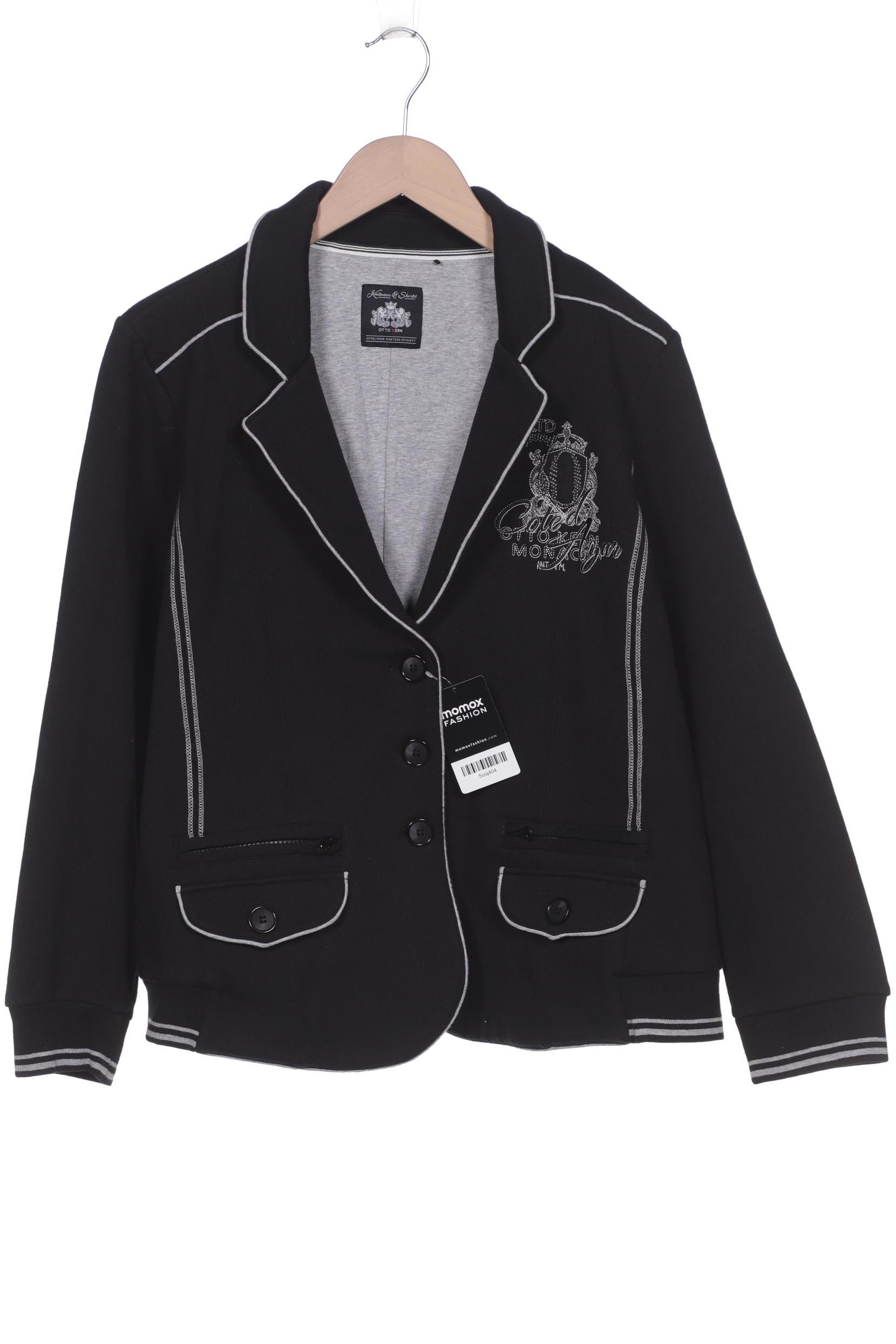 

Otto Kern Herren Strickjacke, schwarz, Gr. 46