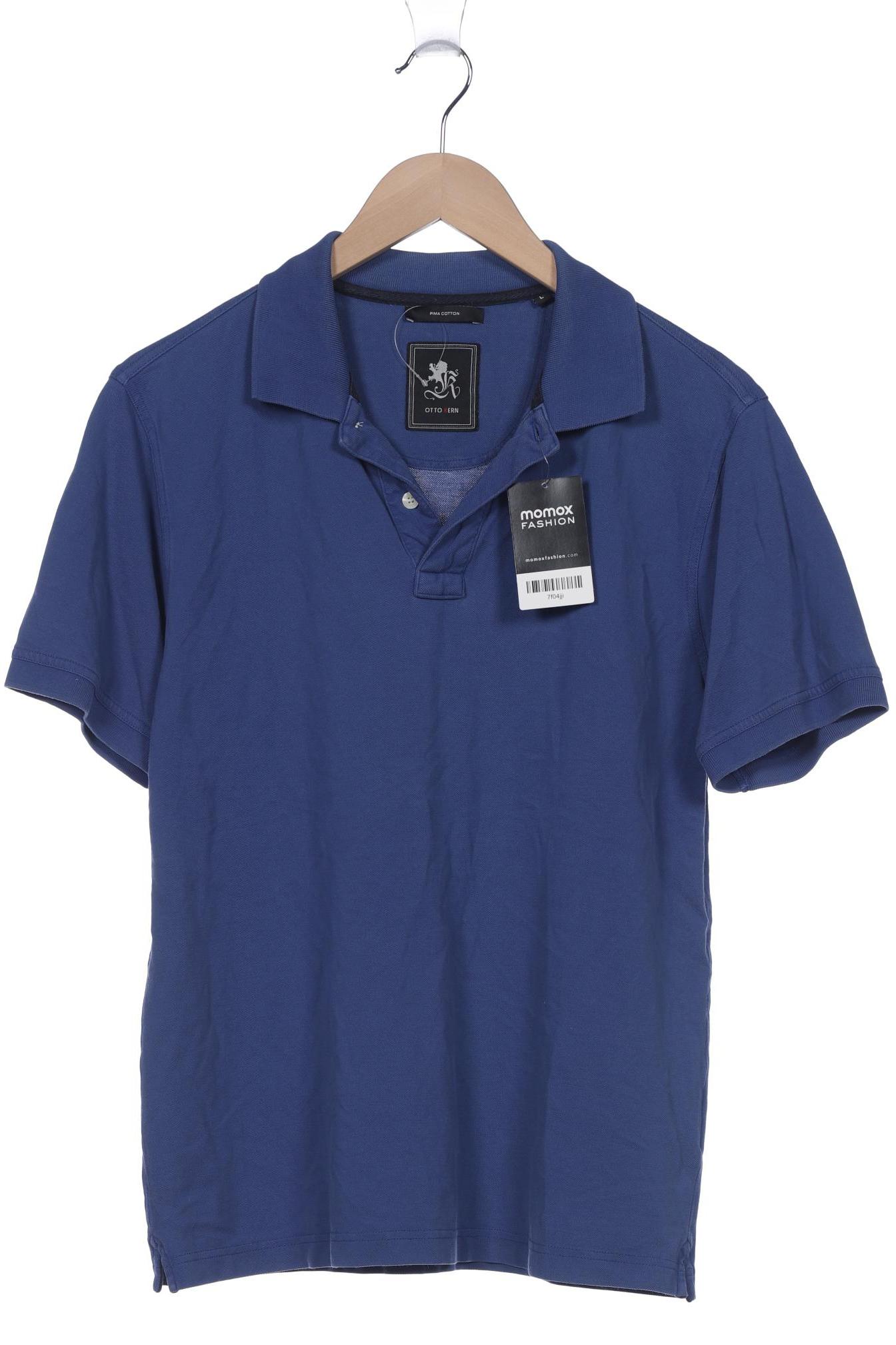 

OTTO KERN Herren Poloshirt, blau