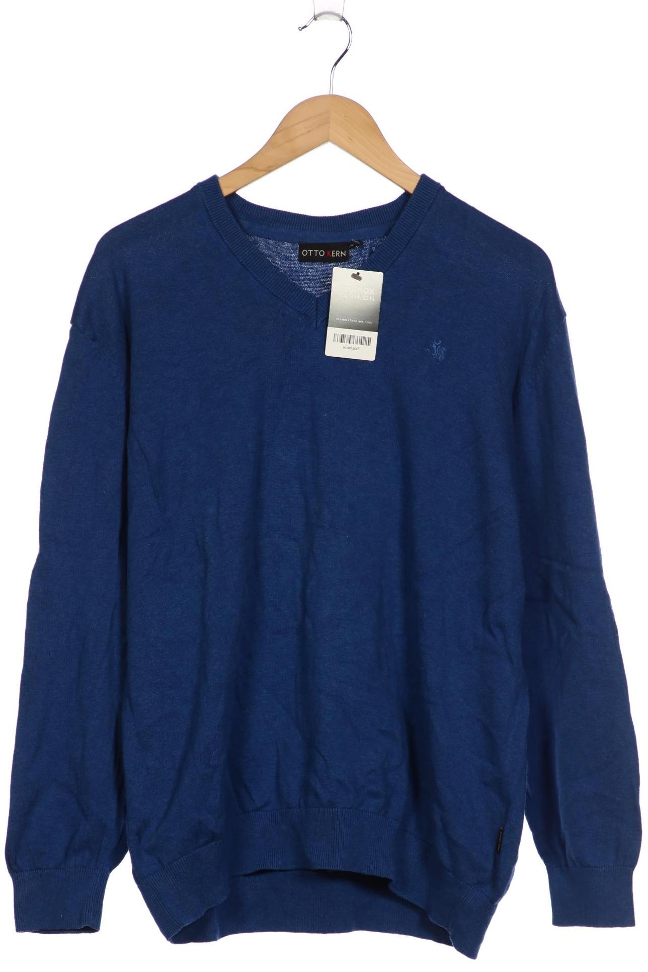 

Otto Kern Herren Pullover, blau, Gr. 56