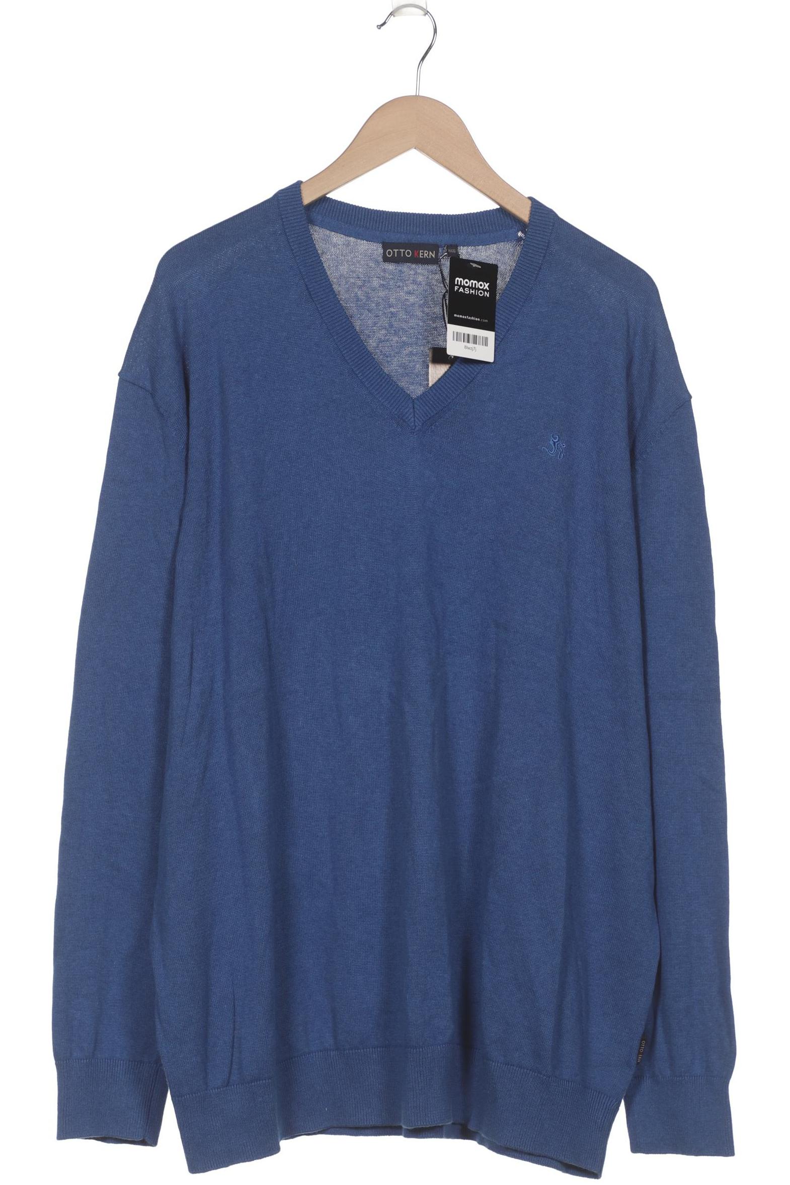

Otto Kern Herren Pullover, blau, Gr. 58