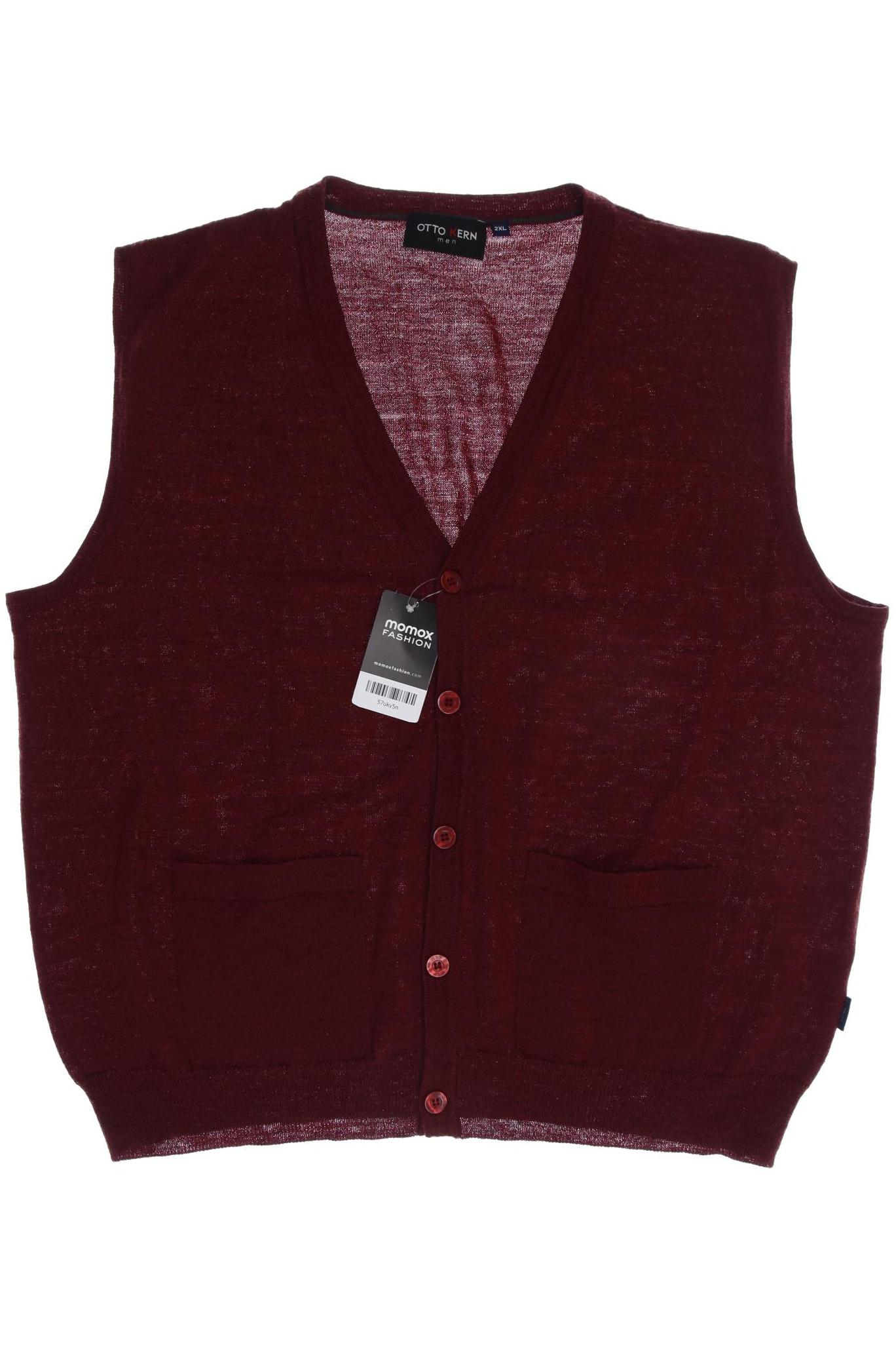 

Otto Kern Herren Weste, bordeaux, Gr. 56