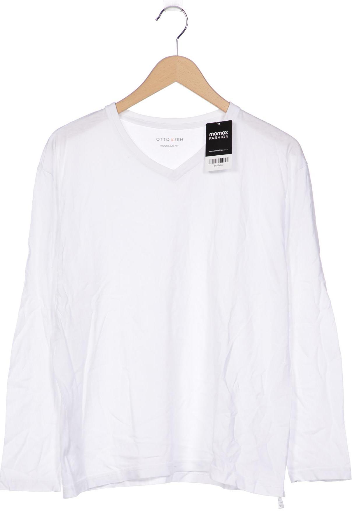 

OTTO KERN Herren Langarmshirt, weiß