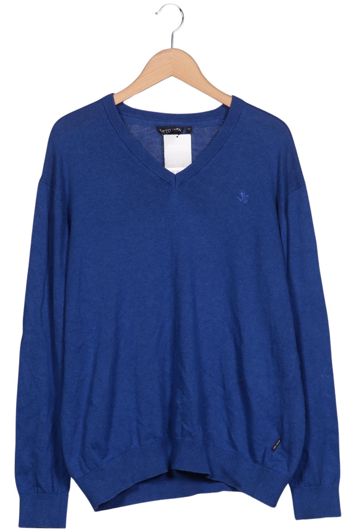 

Otto Kern Herren Pullover, blau, Gr. 56