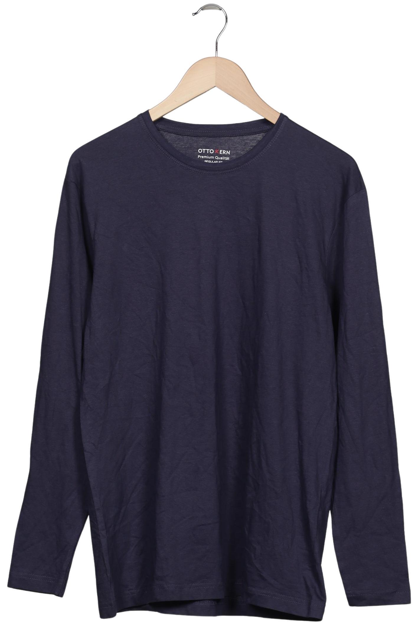 

Otto Kern Herren Langarmshirt, marineblau, Gr. 48