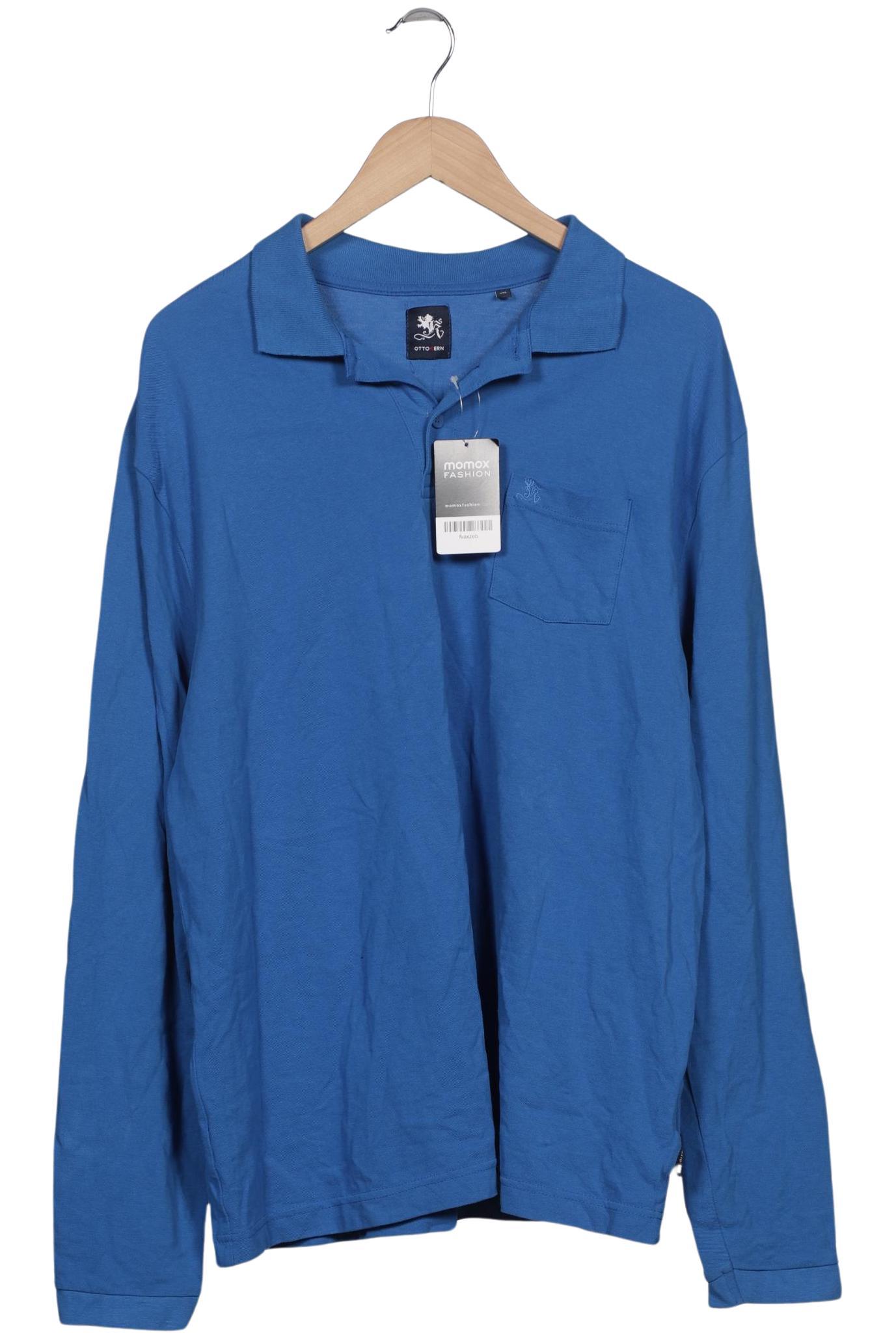 Thumbnail - Otto Kern Herren Poloshirt, blau, Gr. 56