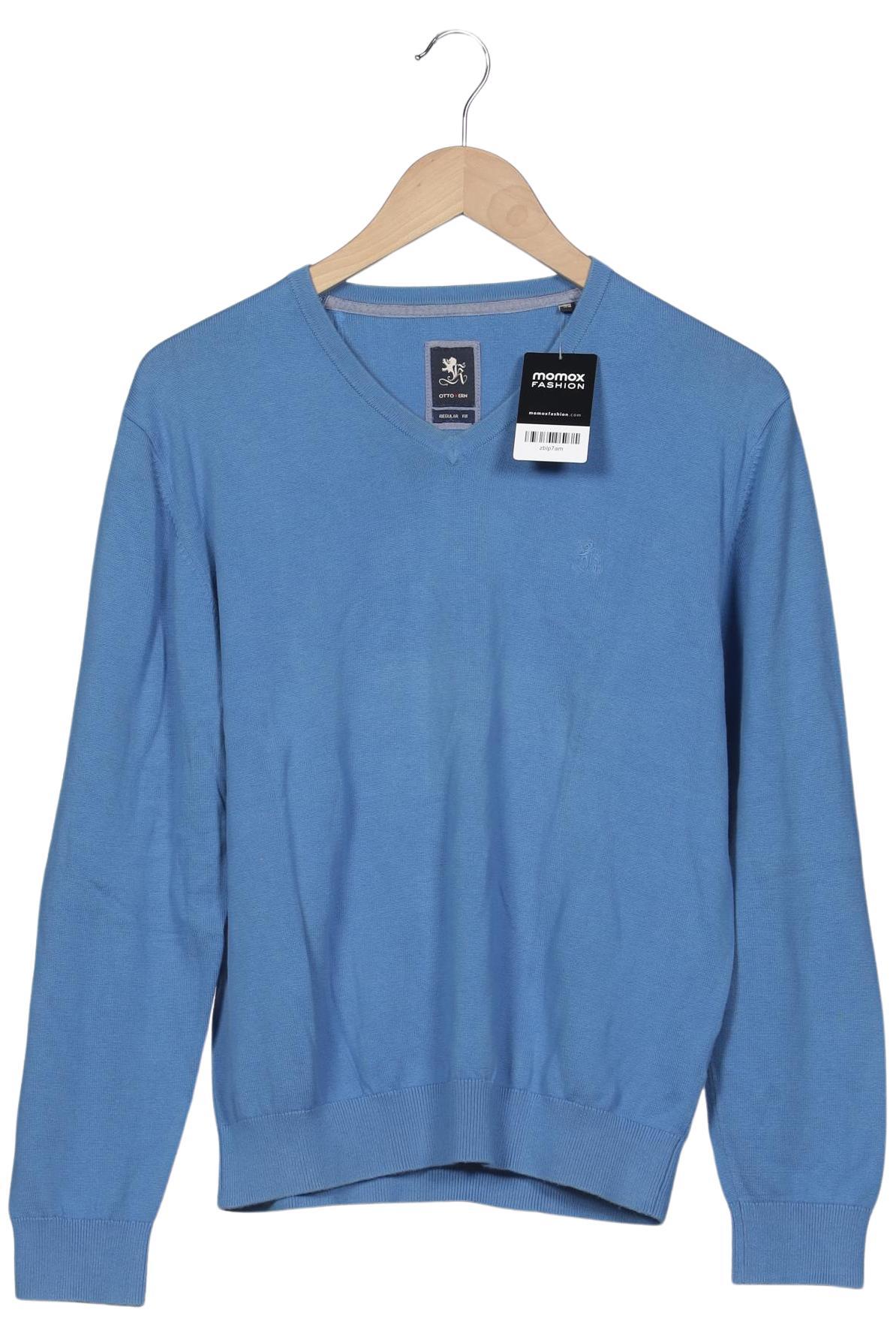 

Otto Kern Herren Pullover, blau, Gr. 52