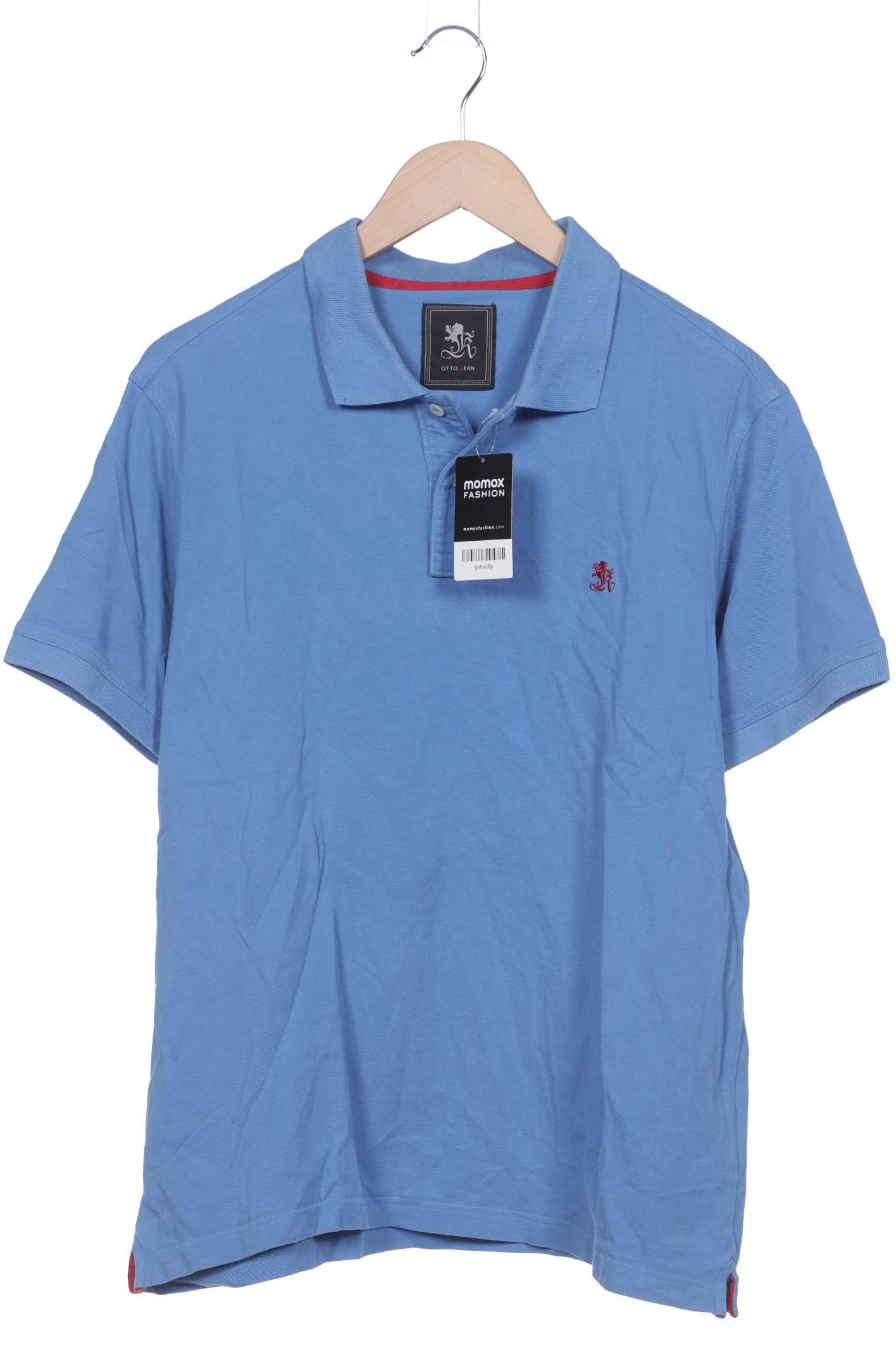 

OTTO KERN Herren Poloshirt, blau