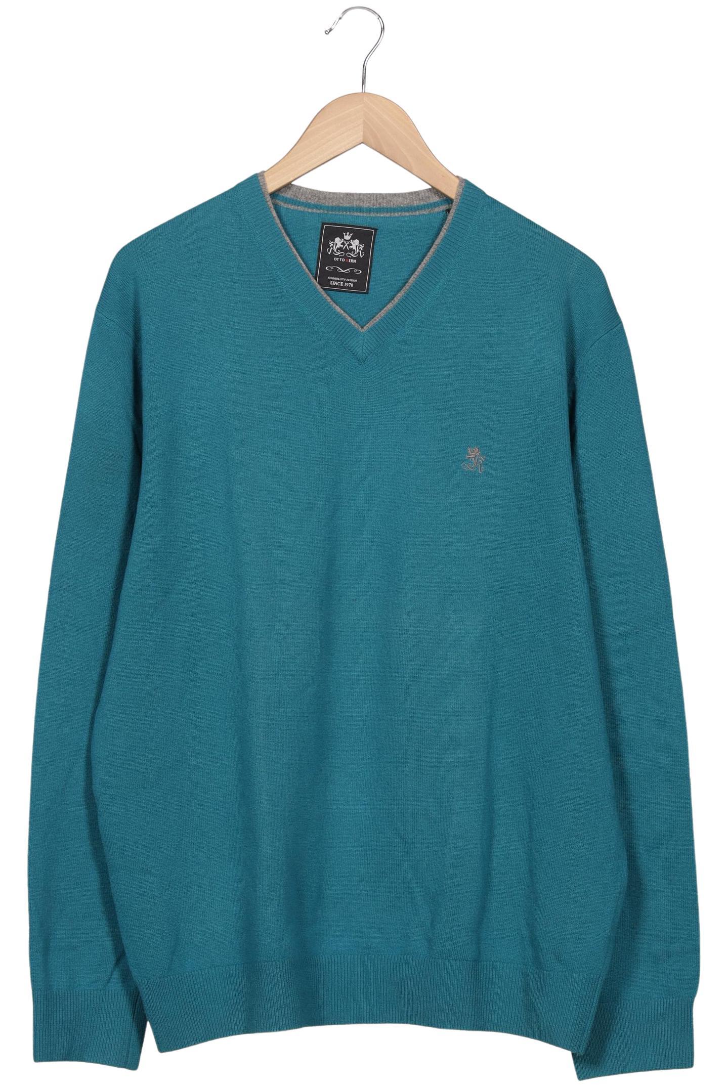 

Otto Kern Herren Pullover, türkis, Gr. 56