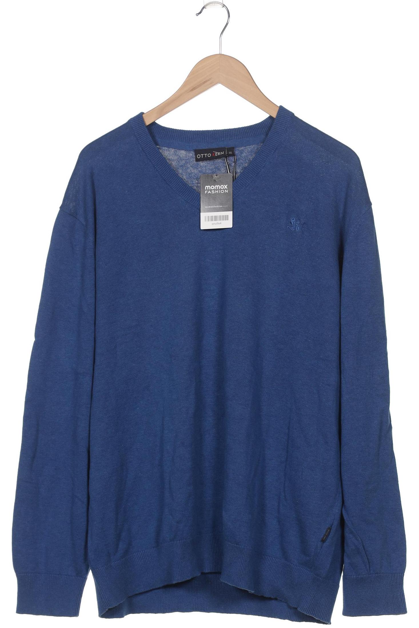 

Otto Kern Herren Pullover, blau, Gr. 56