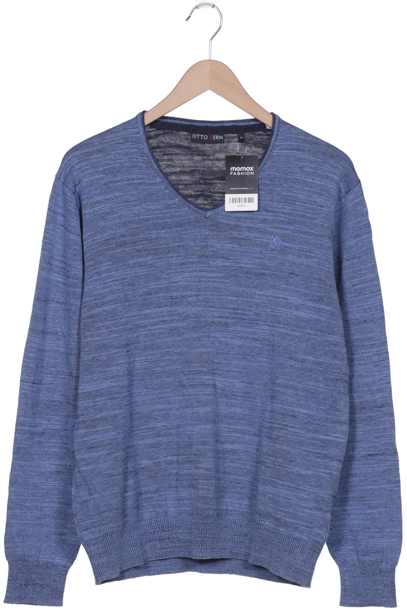 

Otto Kern Herren Pullover, blau, Gr. 50