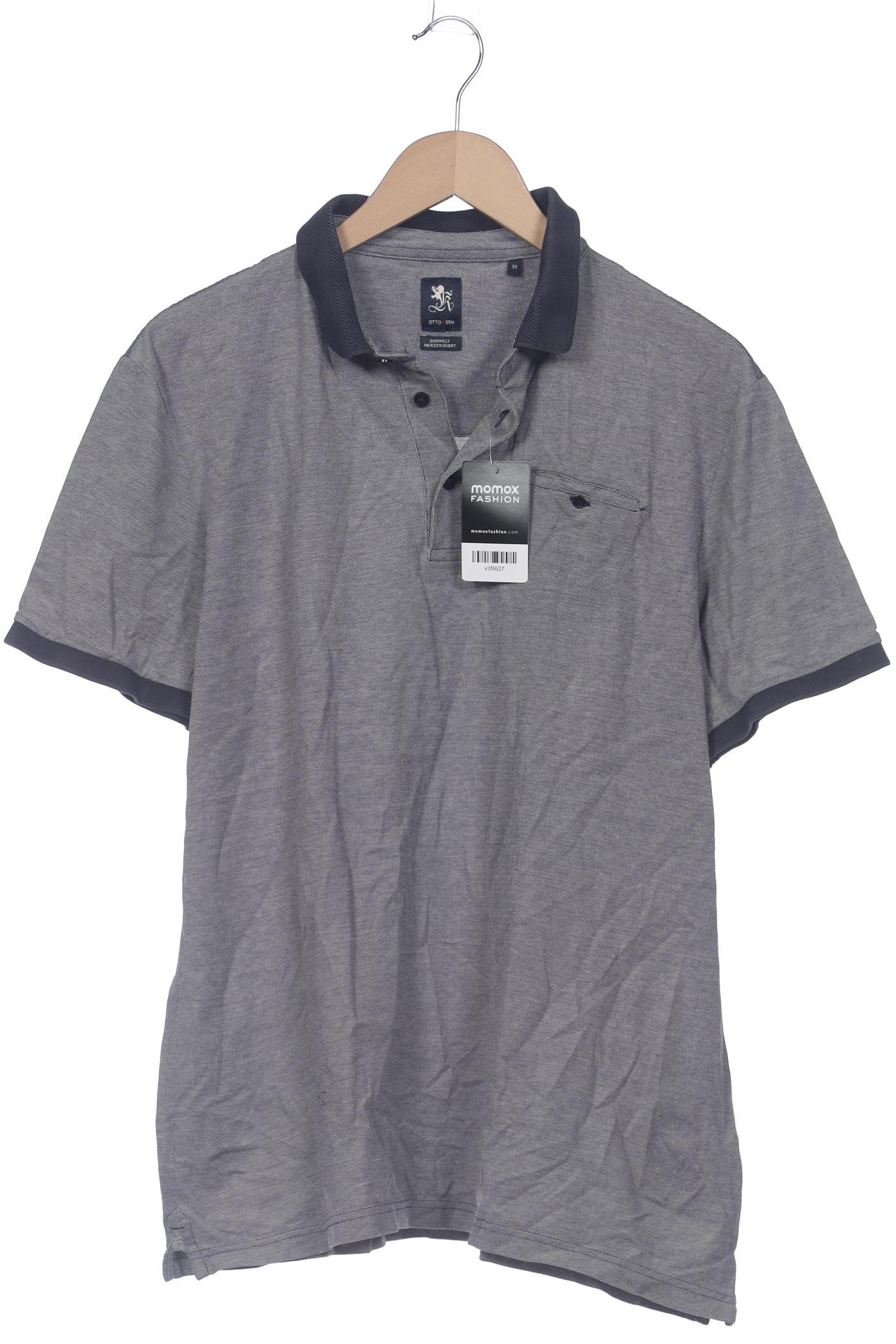 

Otto Kern Herren Poloshirt, grau, Gr. 56
