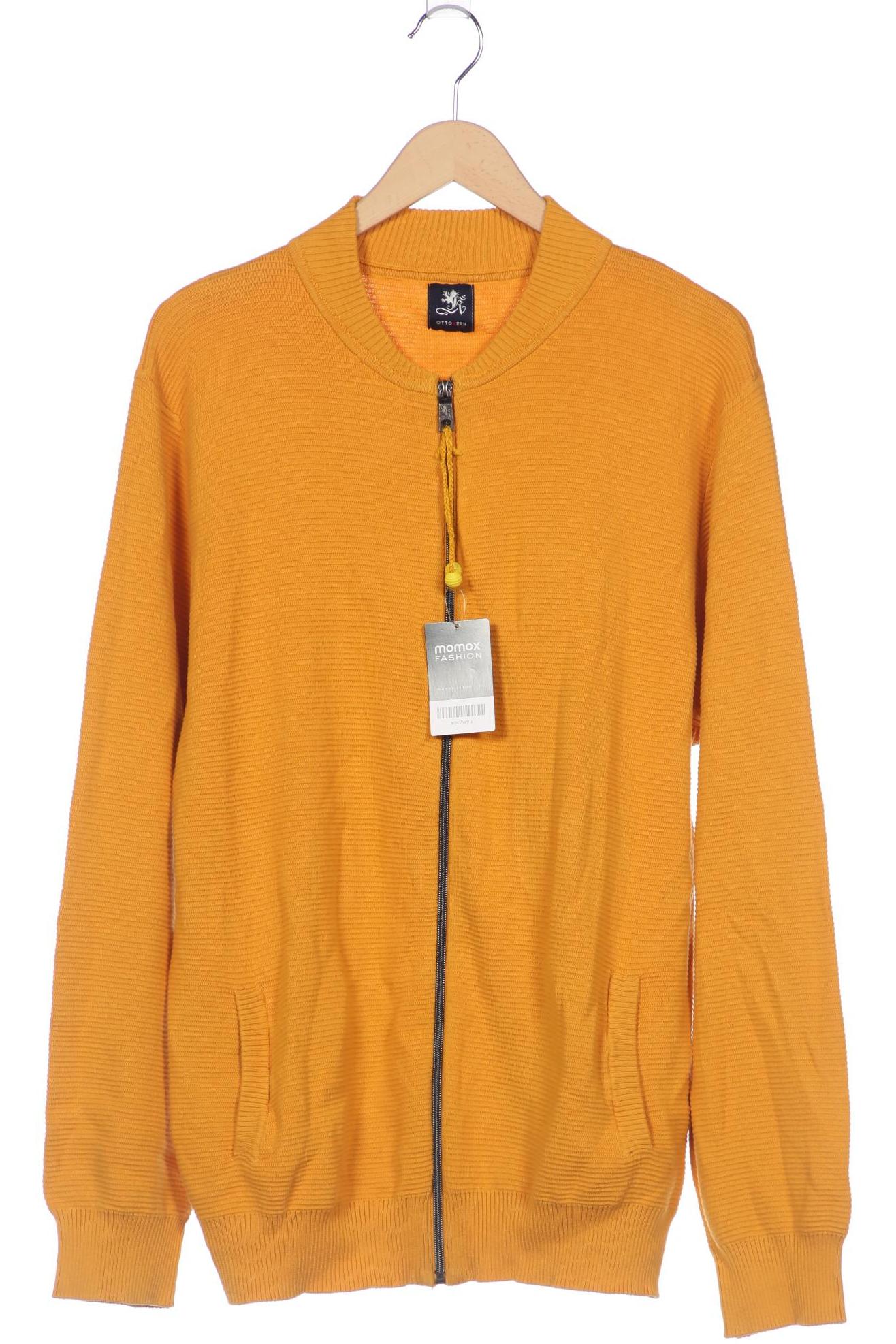 

Otto Kern Herren Strickjacke, orange, Gr. 50