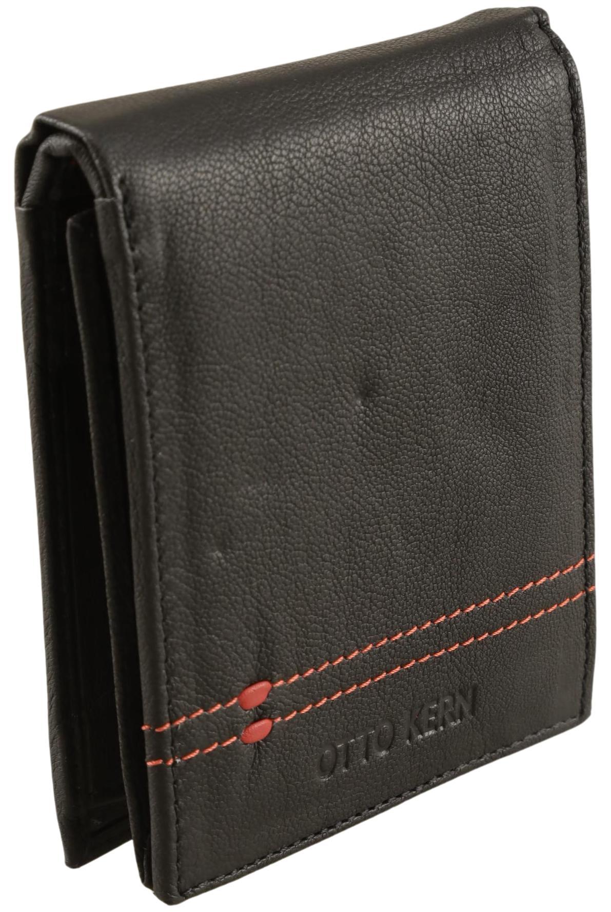 

Otto Kern Herren Portemonnaie, schwarz, Gr.
