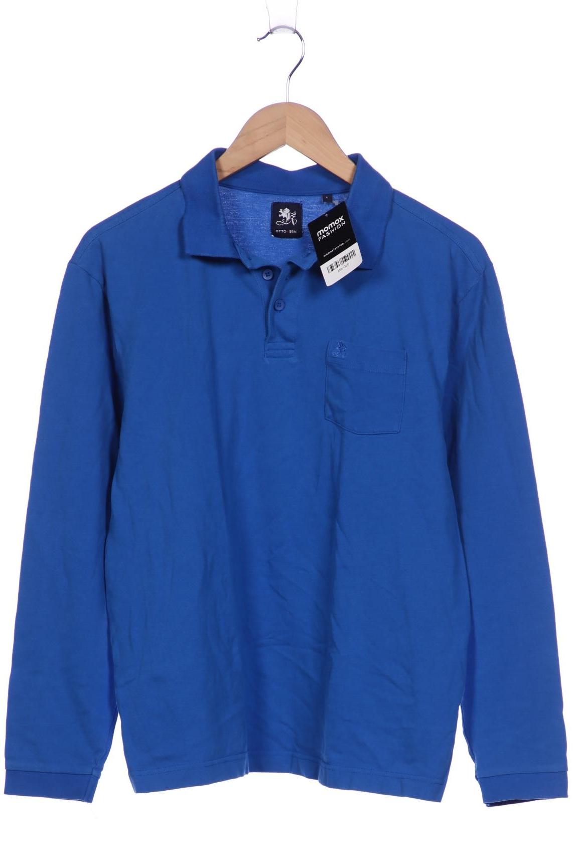 

Otto Kern Herren Poloshirt, blau, Gr. 52