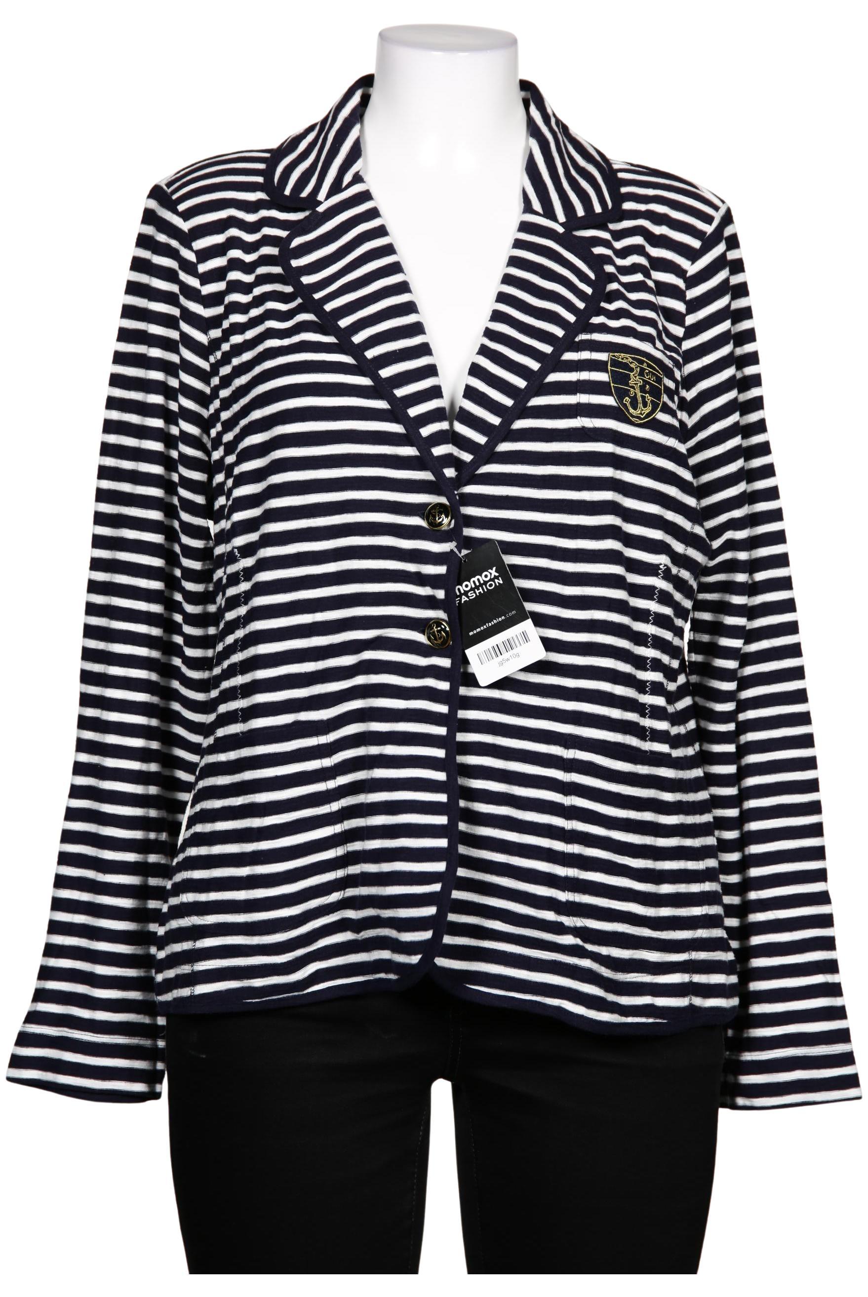

Oui Damen Blazer, marineblau, Gr. 46