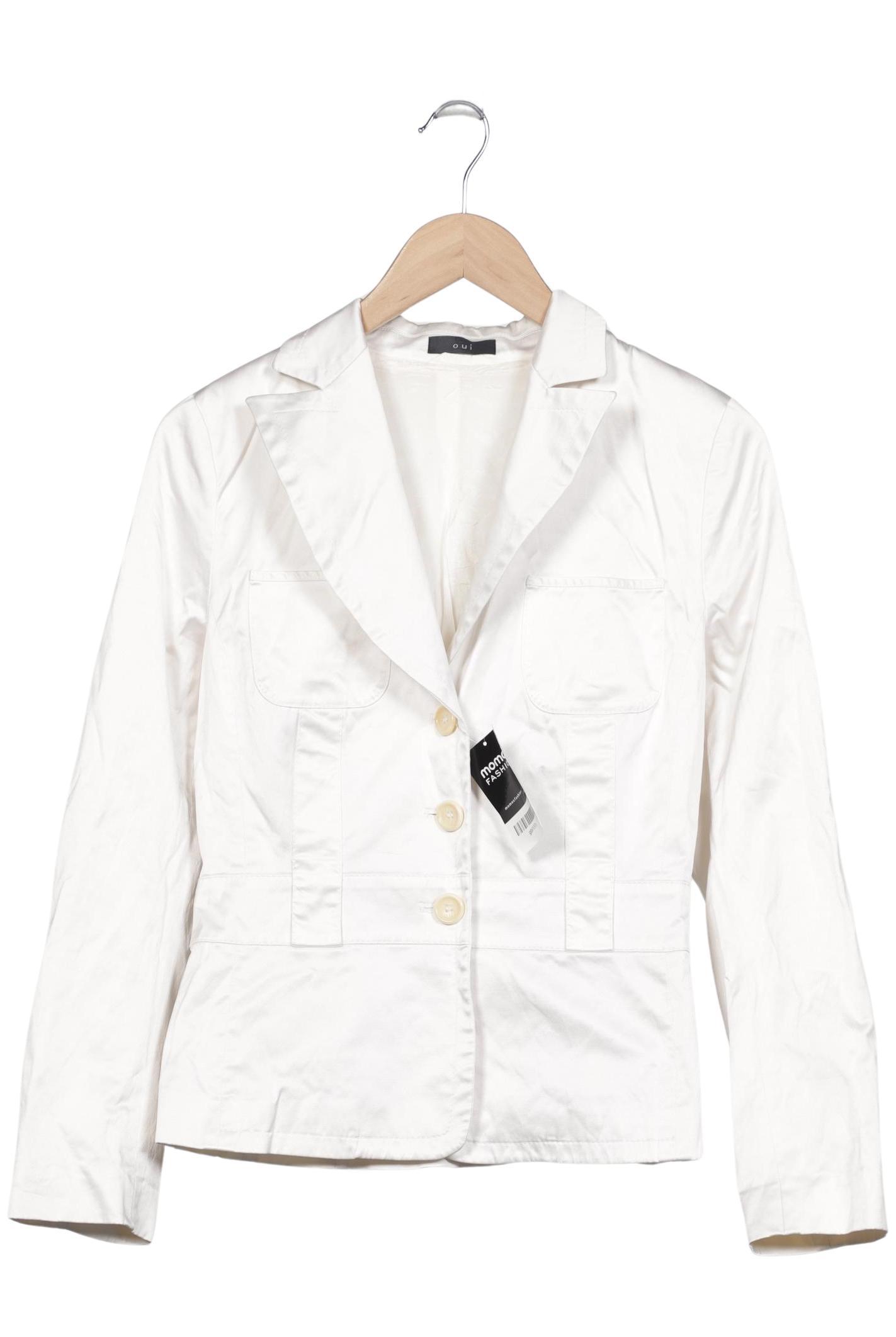 

Oui Damen Blazer, cremeweiß, Gr. 40