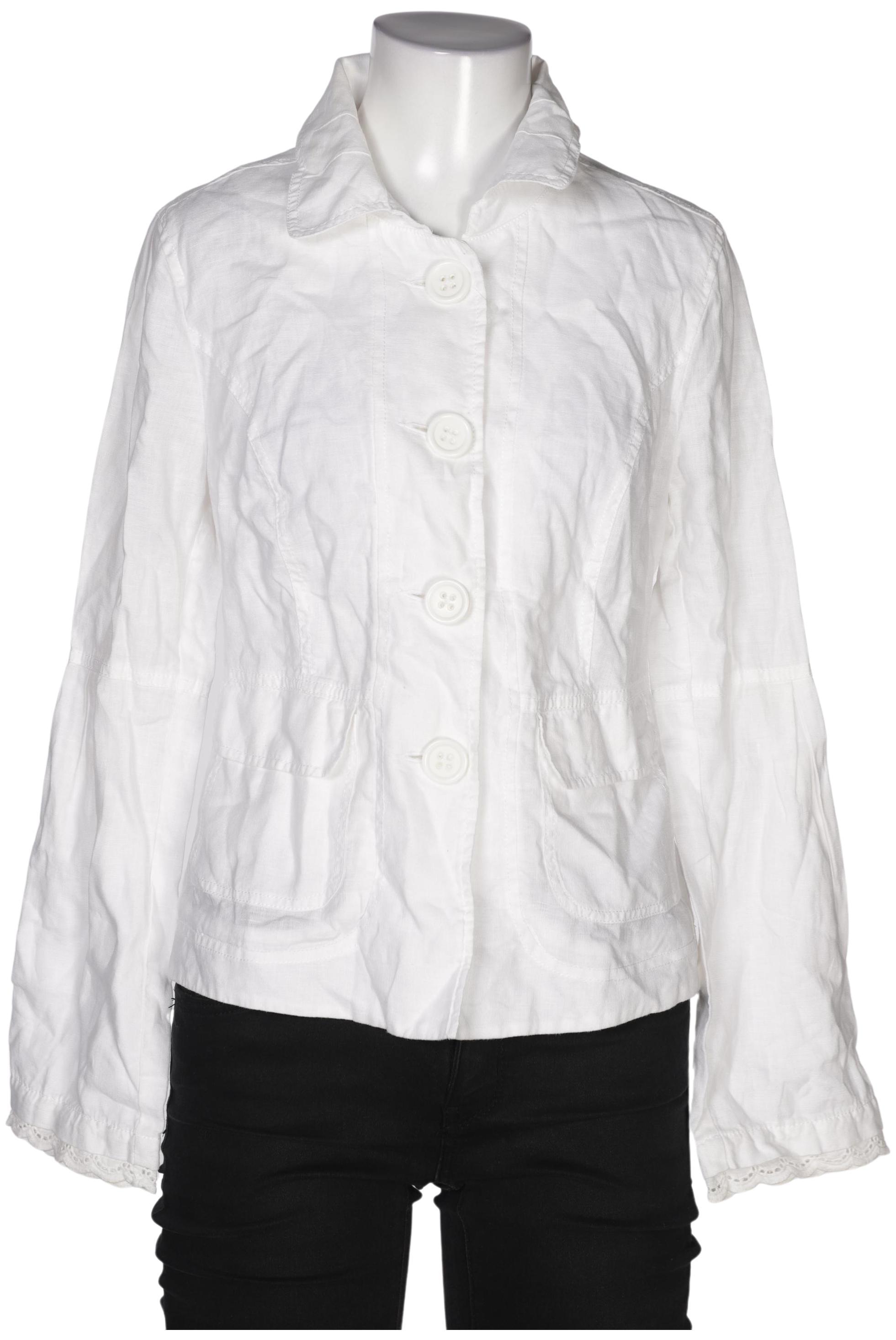 

Oui Damen Blazer, weiß, Gr. 36