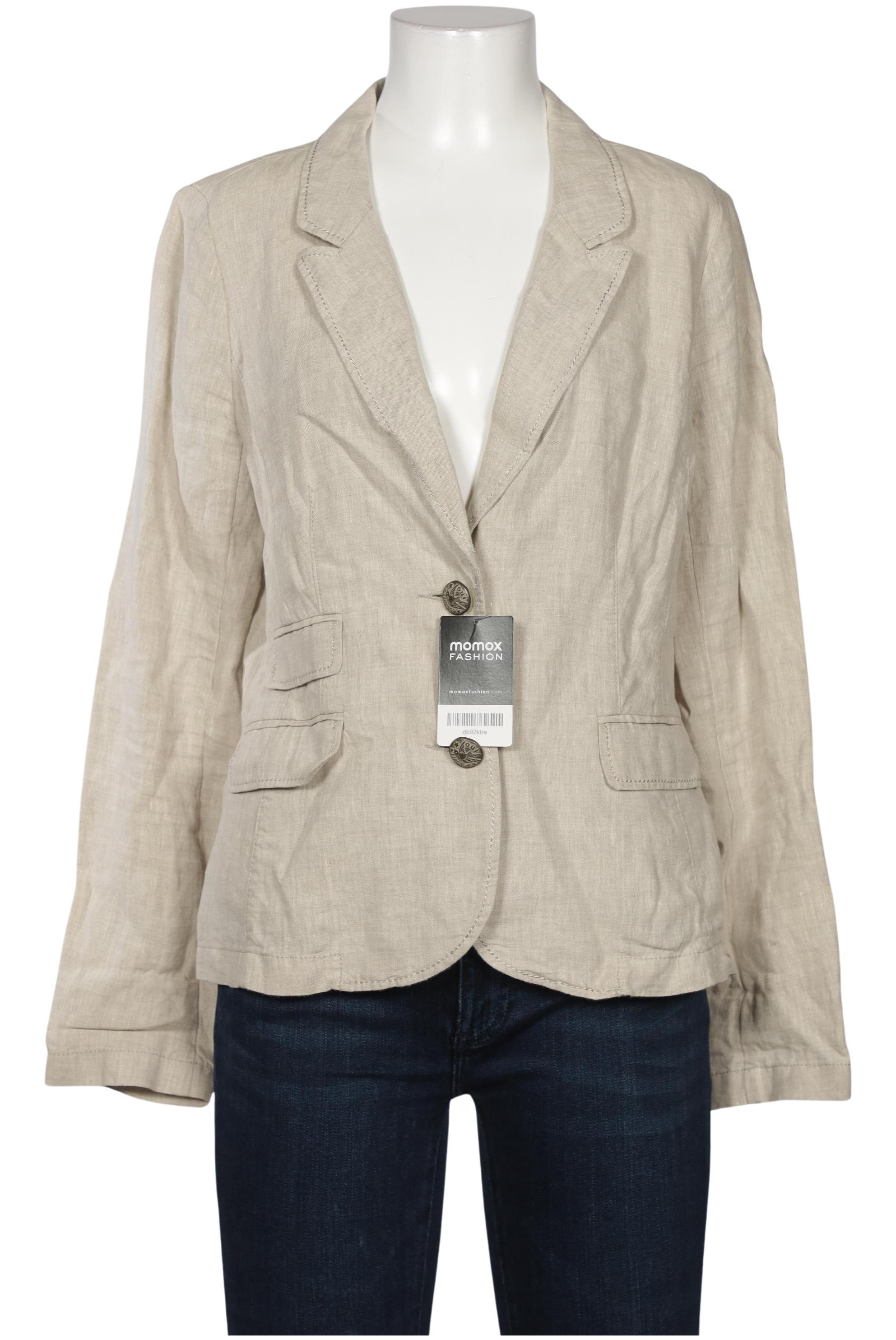

Oui Damen Blazer, beige, Gr. 40