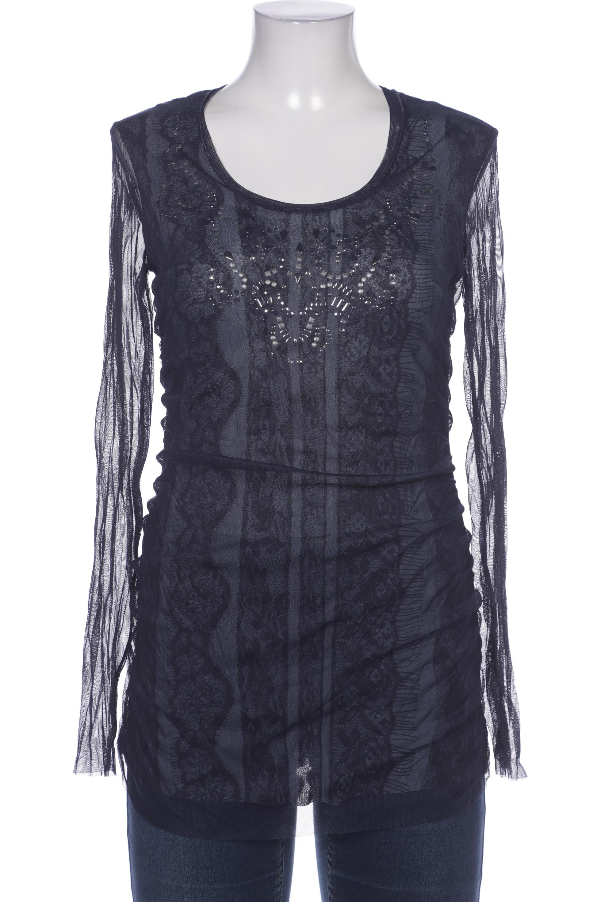 

Oui Damen Bluse, marineblau, Gr. 40
