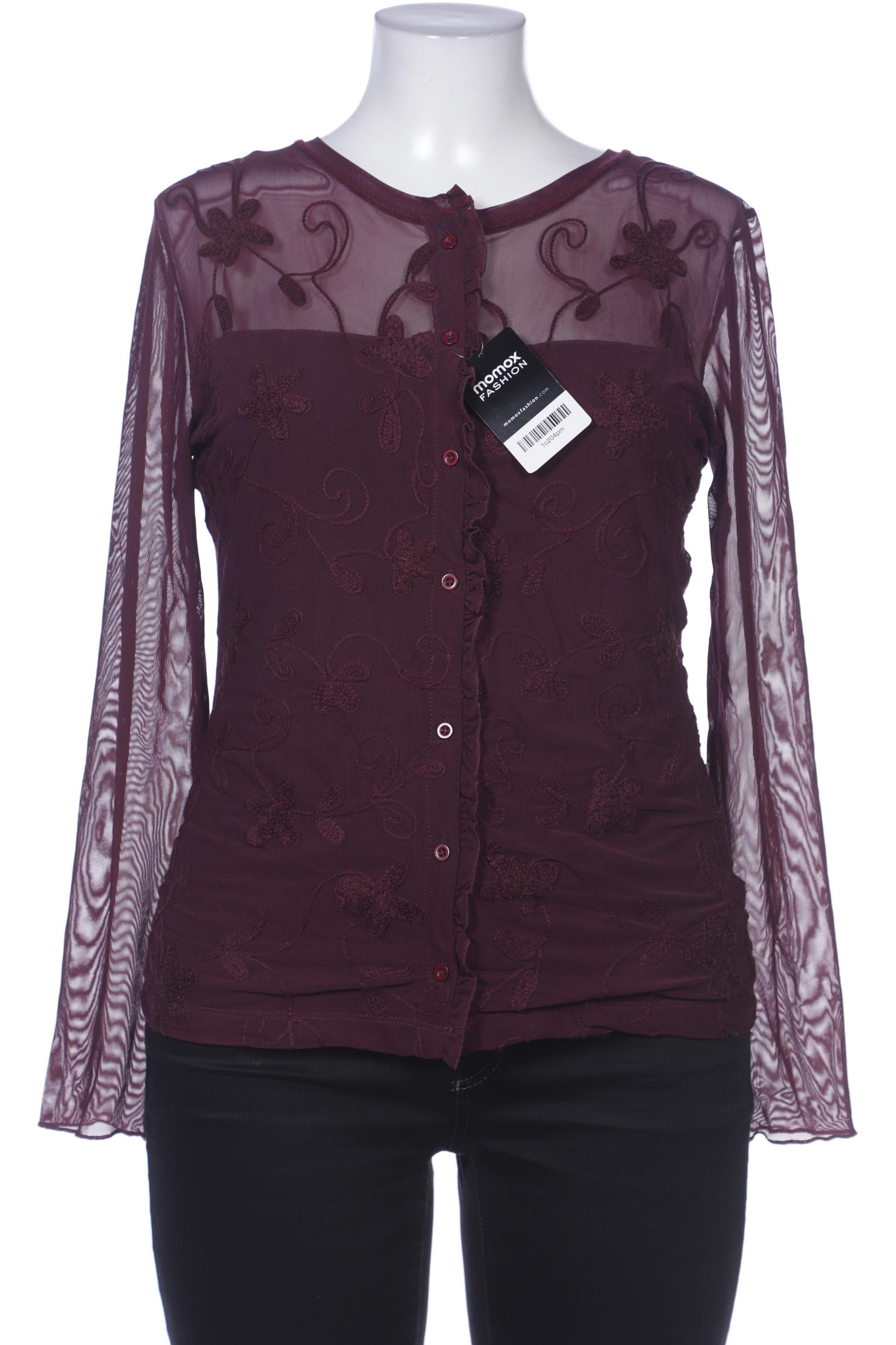 

Oui Damen Bluse, bordeaux, Gr. 42