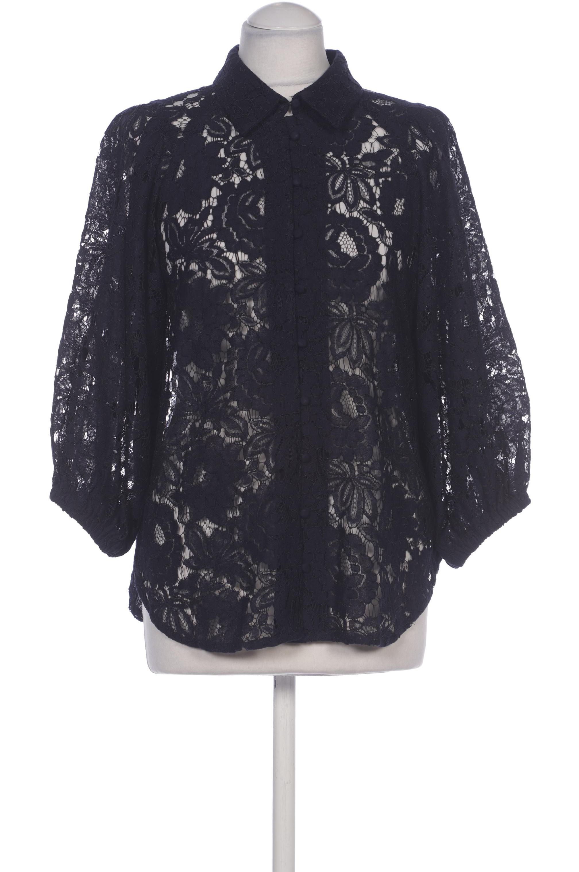 

Oui Damen Bluse, marineblau, Gr. 38