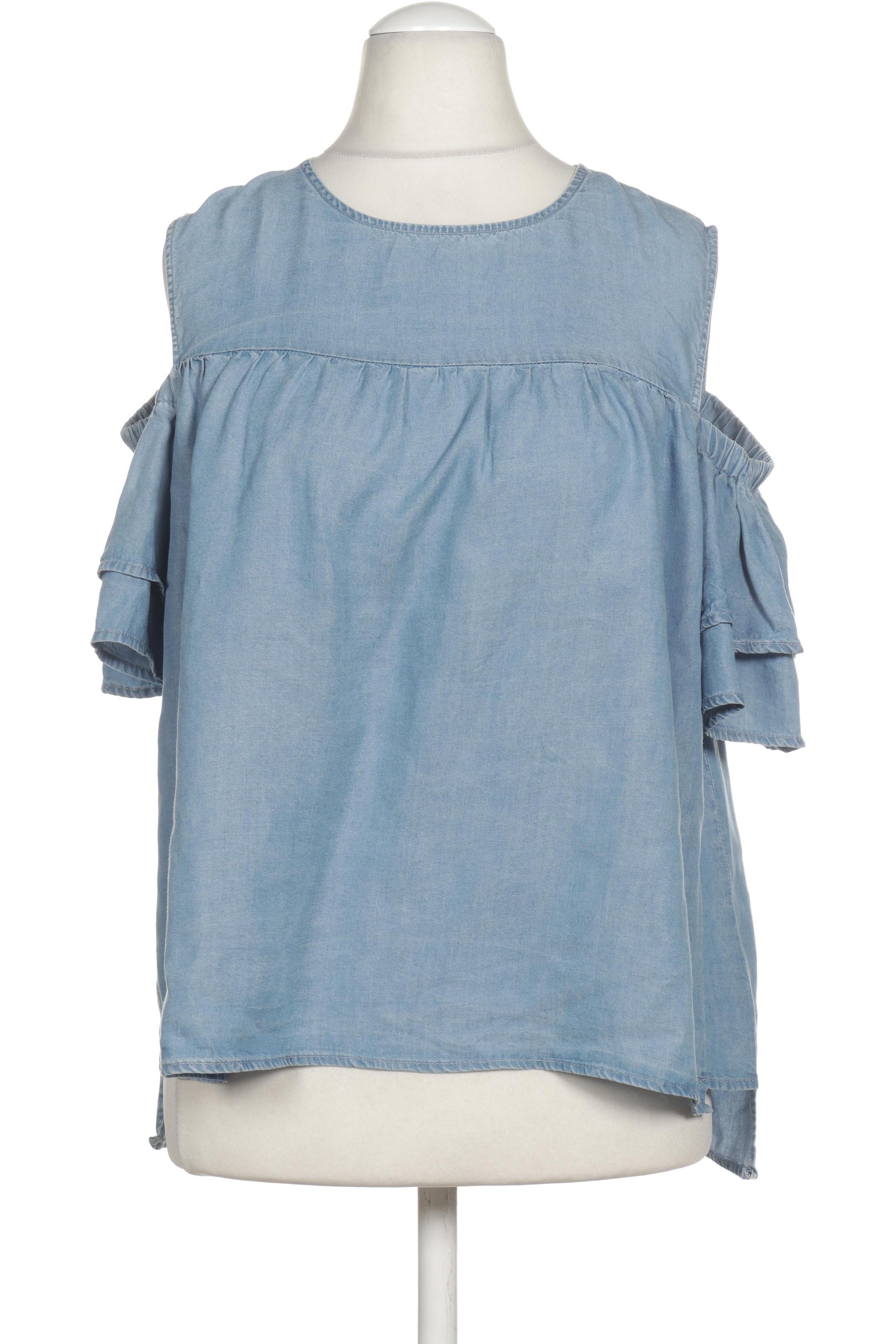 

Oui Damen Bluse, blau, Gr. 38