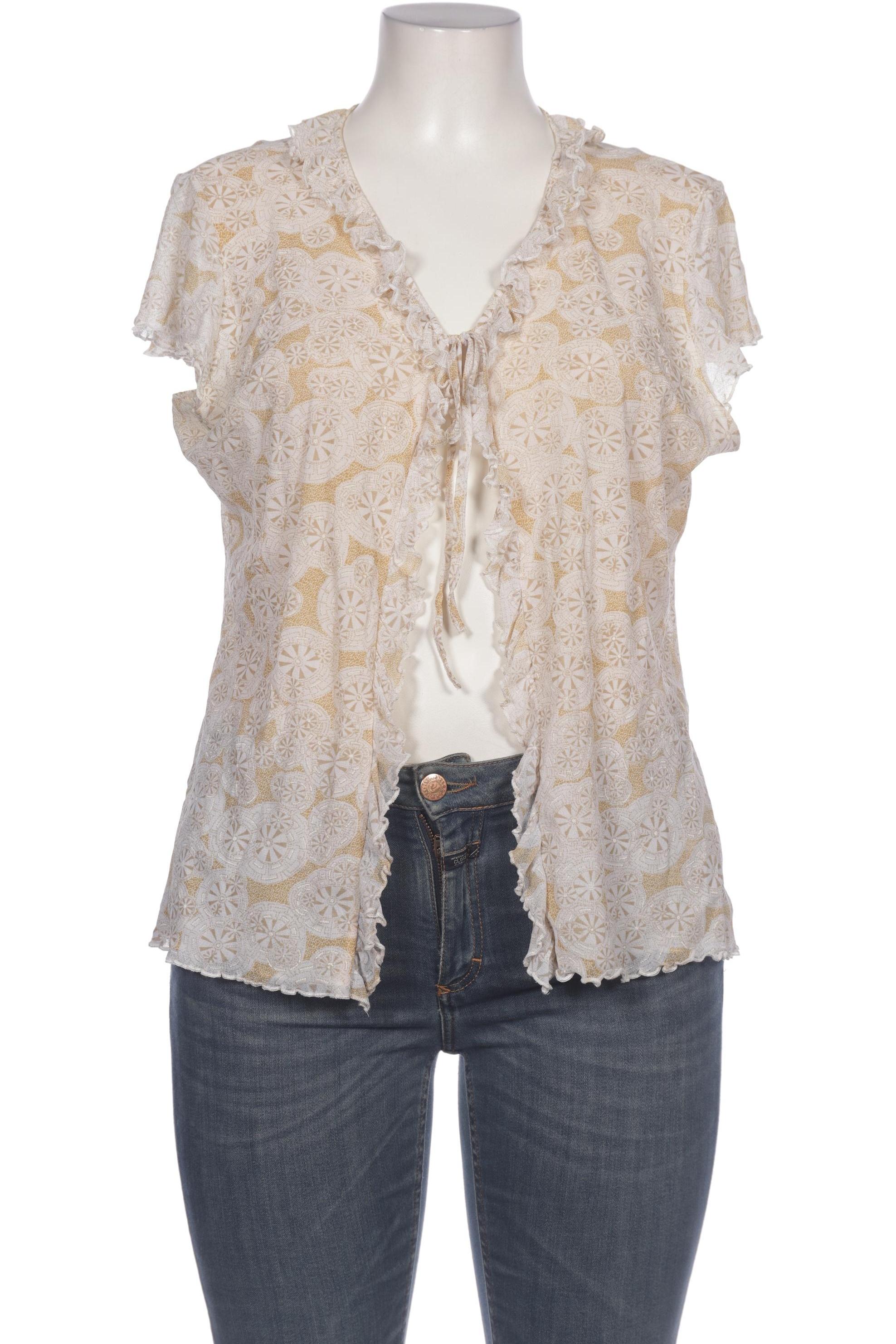 

Oui Damen Bluse, beige, Gr. 46