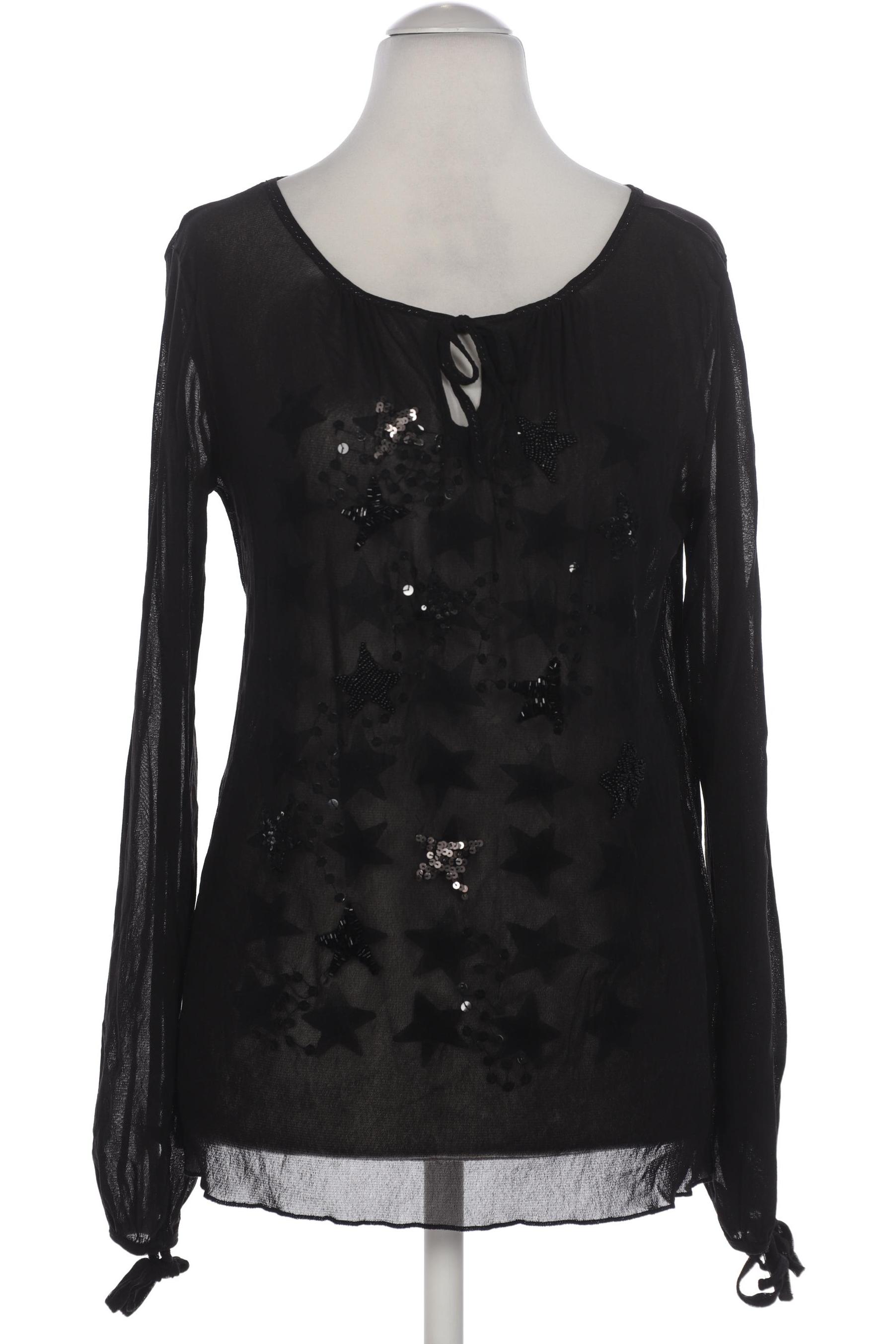 

Oui Damen Bluse, schwarz, Gr. 38