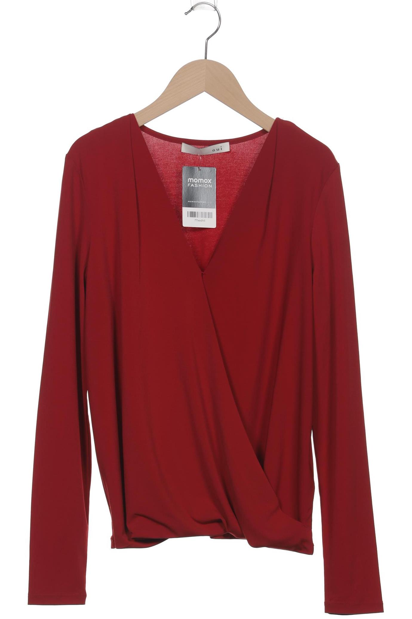 

Oui Damen Bluse, rot, Gr. 34