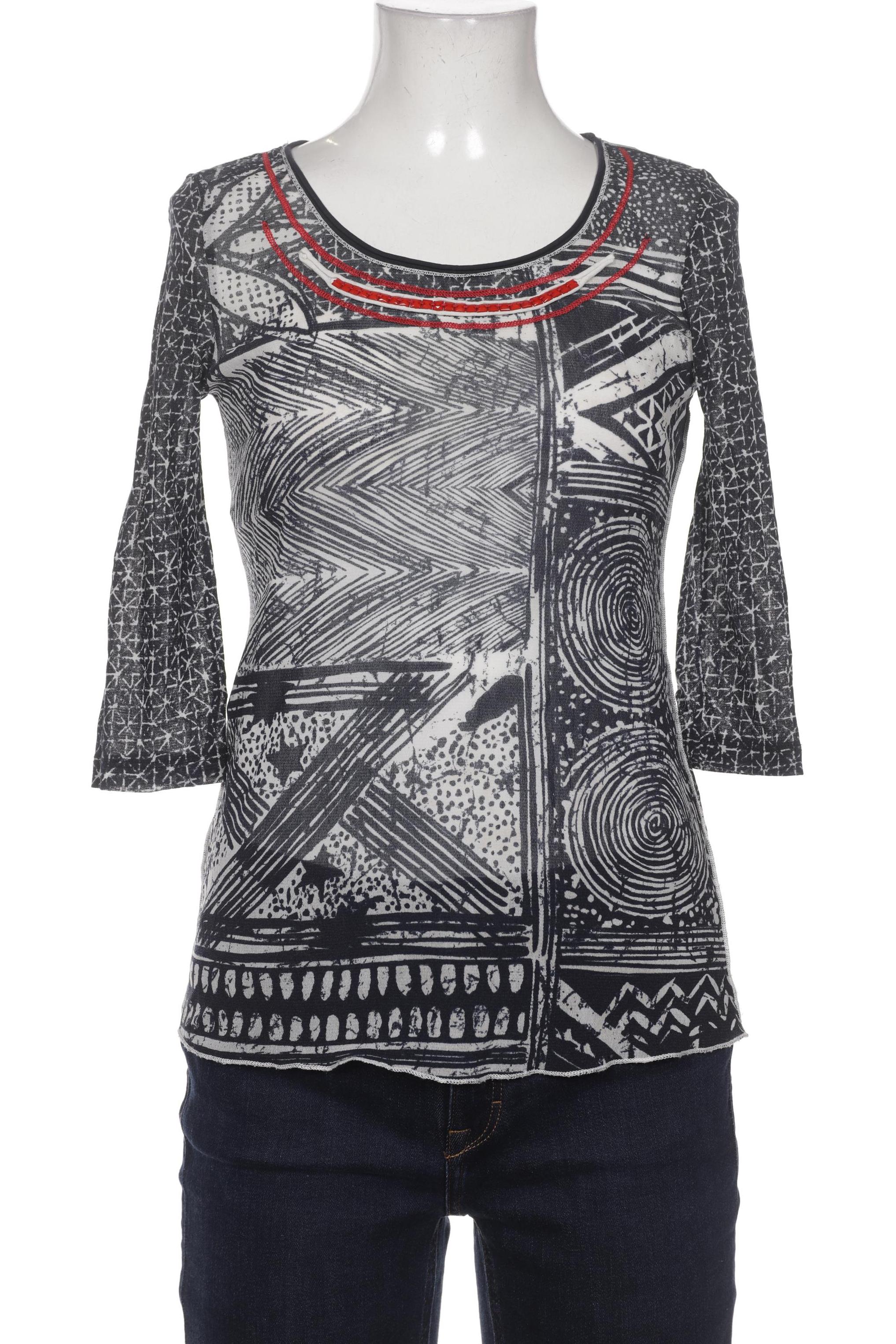 

Oui Damen Bluse, marineblau, Gr. 38