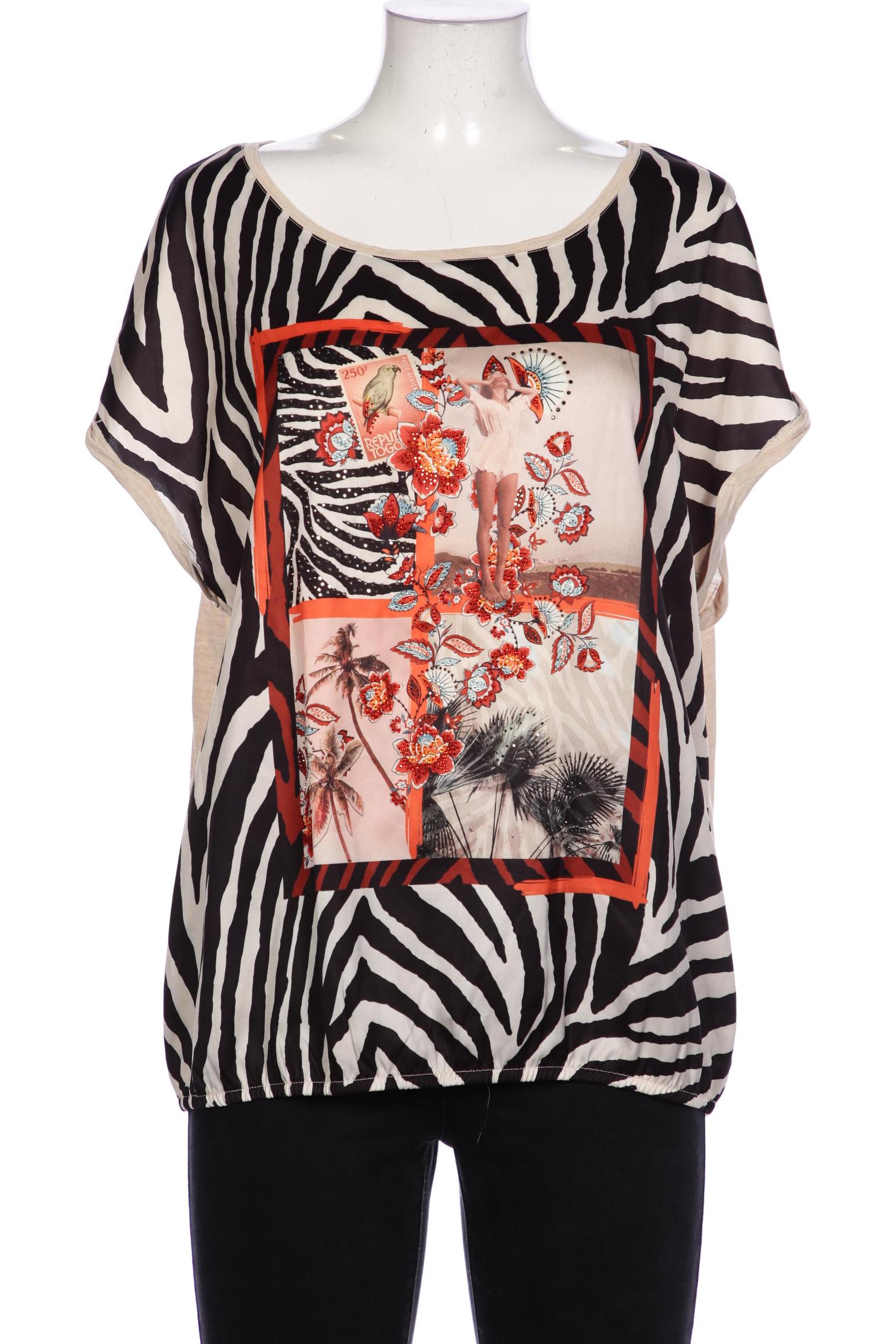 

Oui Damen Bluse, beige, Gr. 42