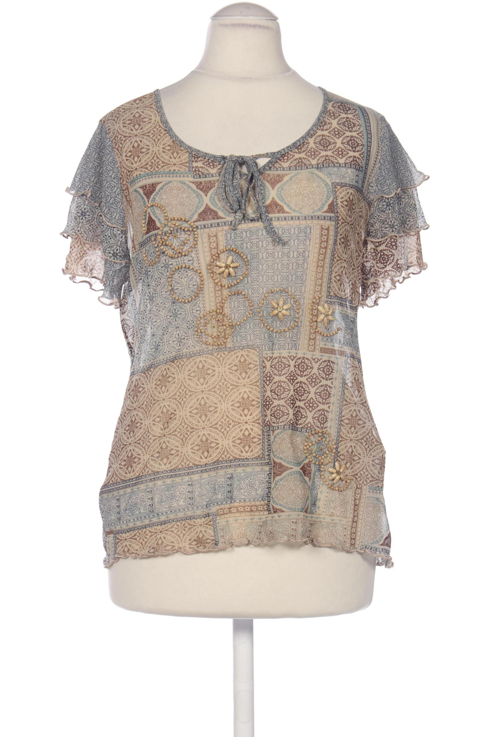 

Oui Damen Bluse, blau, Gr. 36