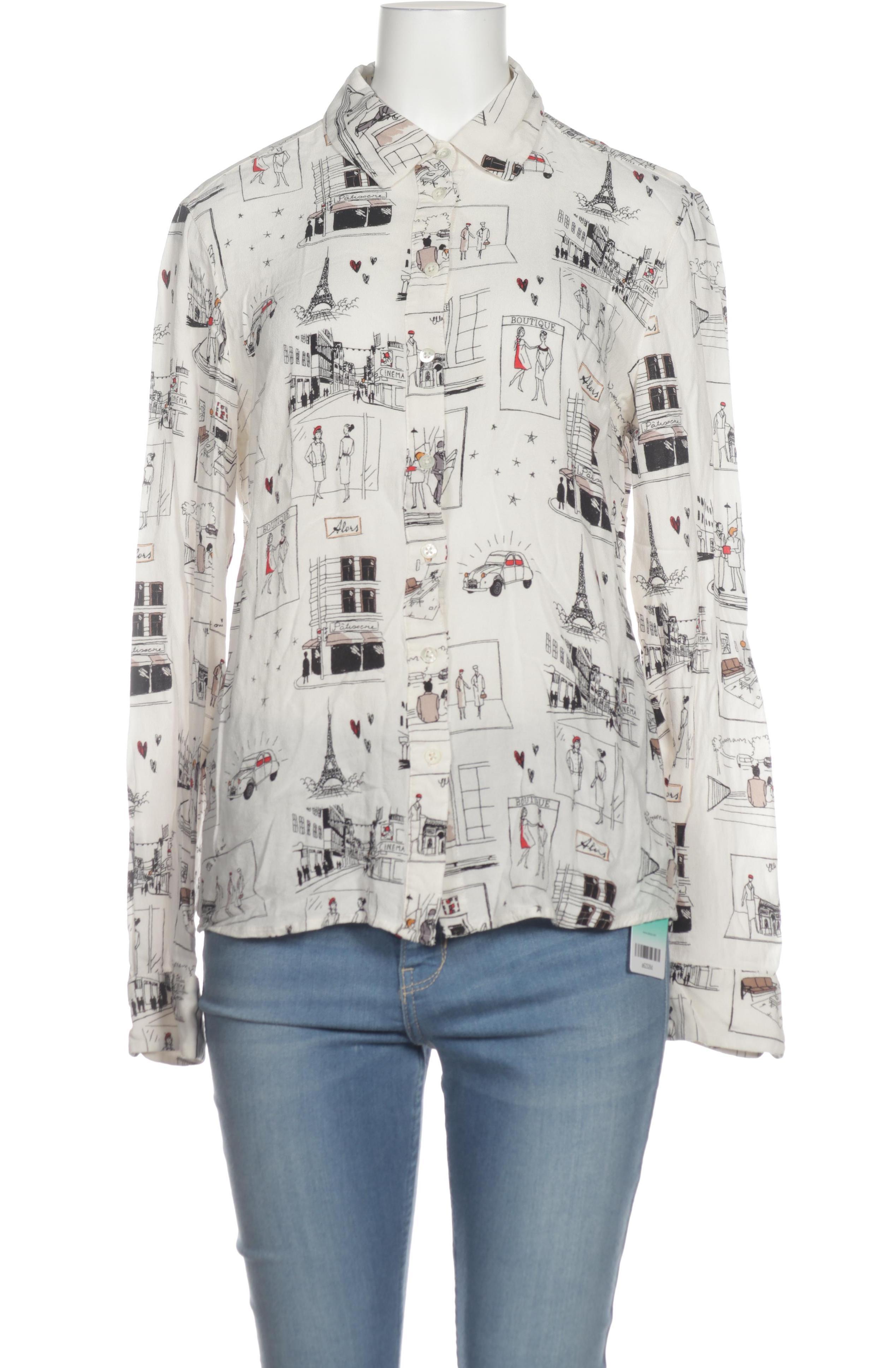 

Oui Damen Bluse, weiß, Gr. 36