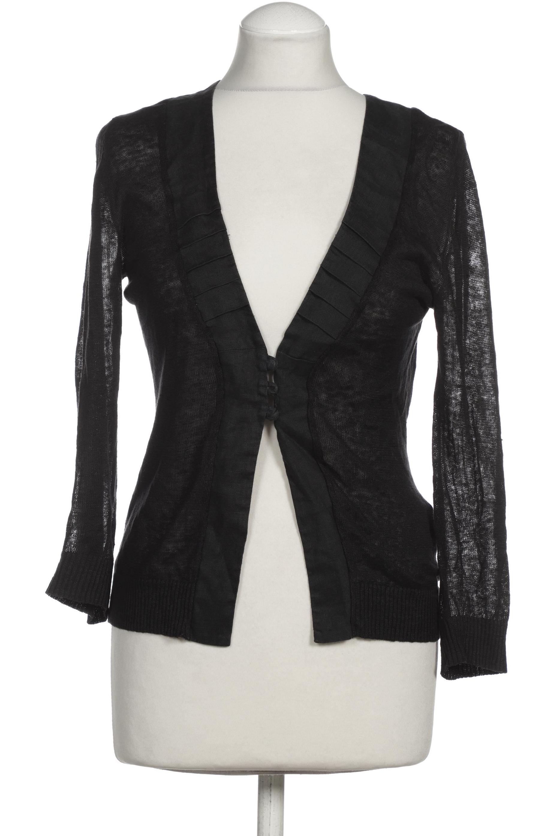 

Oui Damen Strickjacke, schwarz, Gr. 36