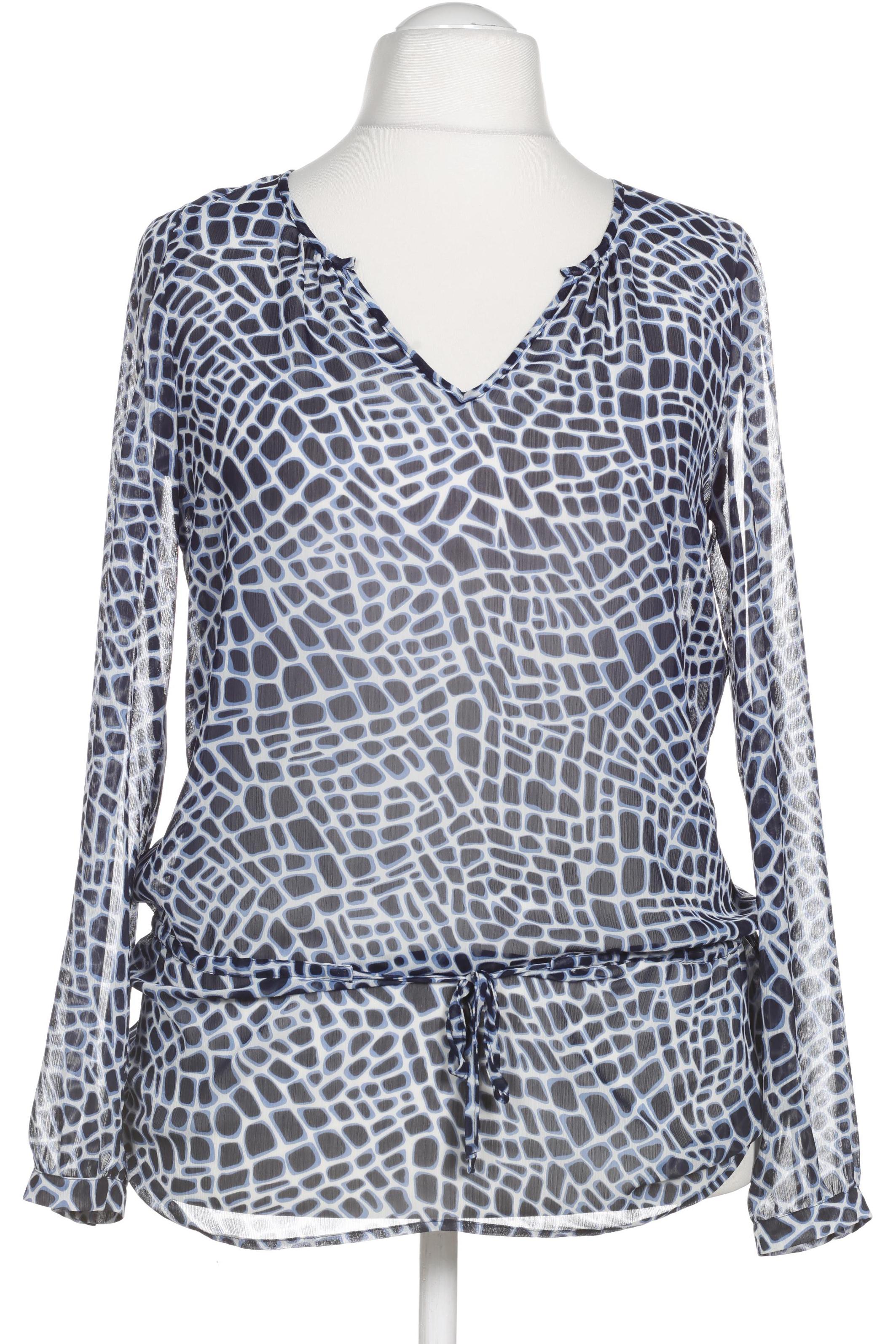 

Oui Damen Bluse, blau, Gr. 38