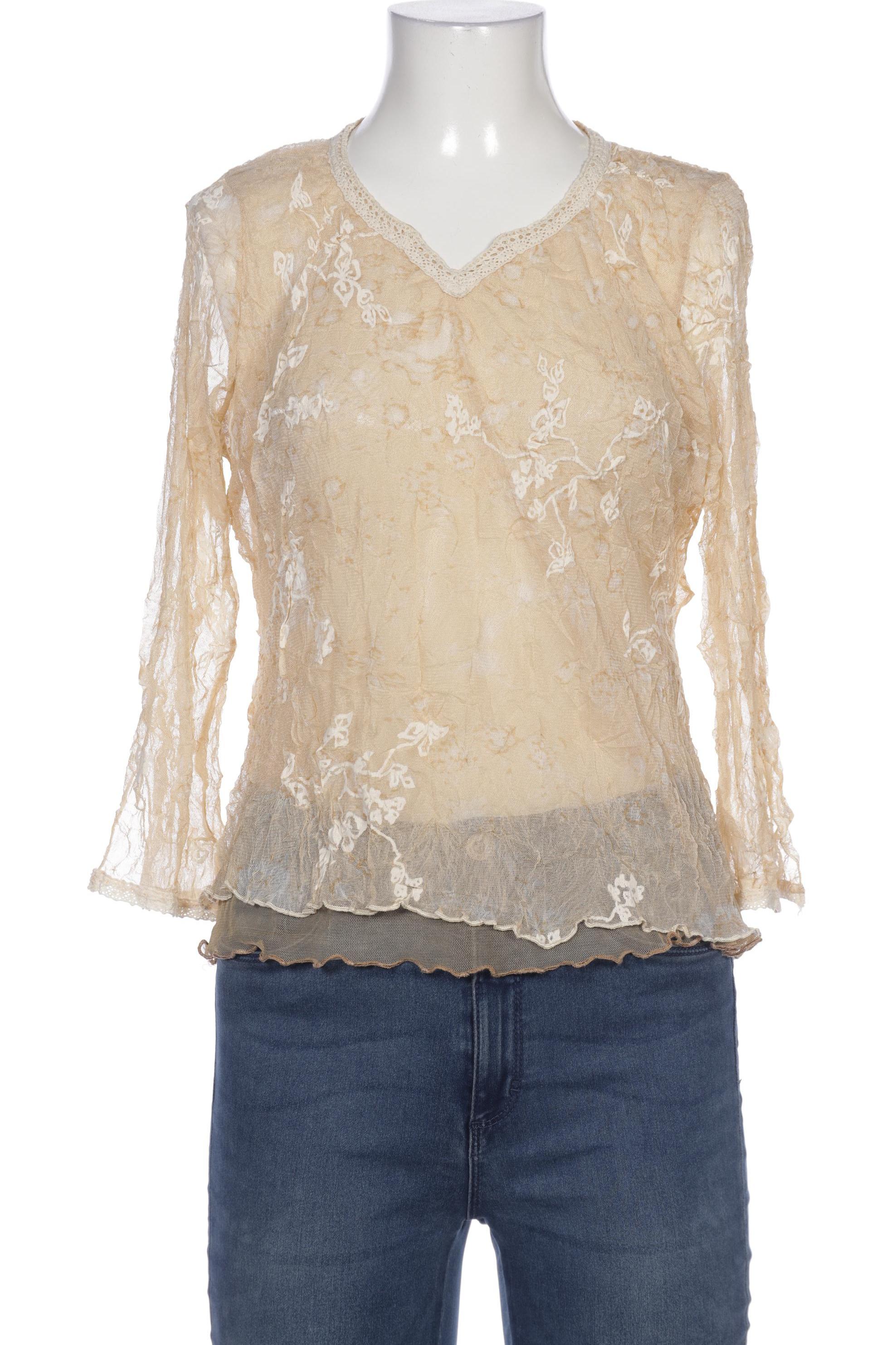 

Oui Damen Bluse, beige, Gr. 38