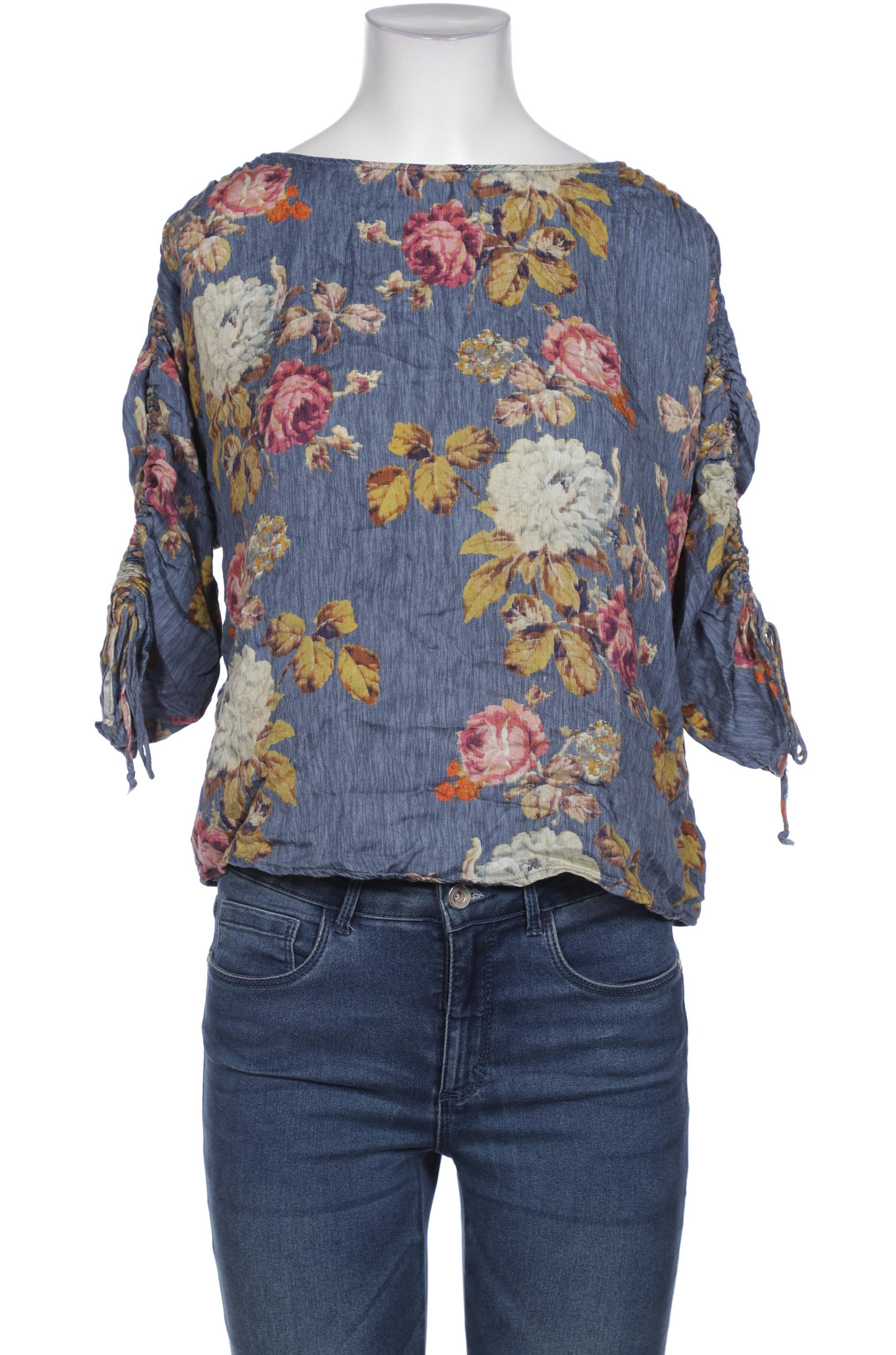 

Oui Damen Bluse, blau, Gr. 38