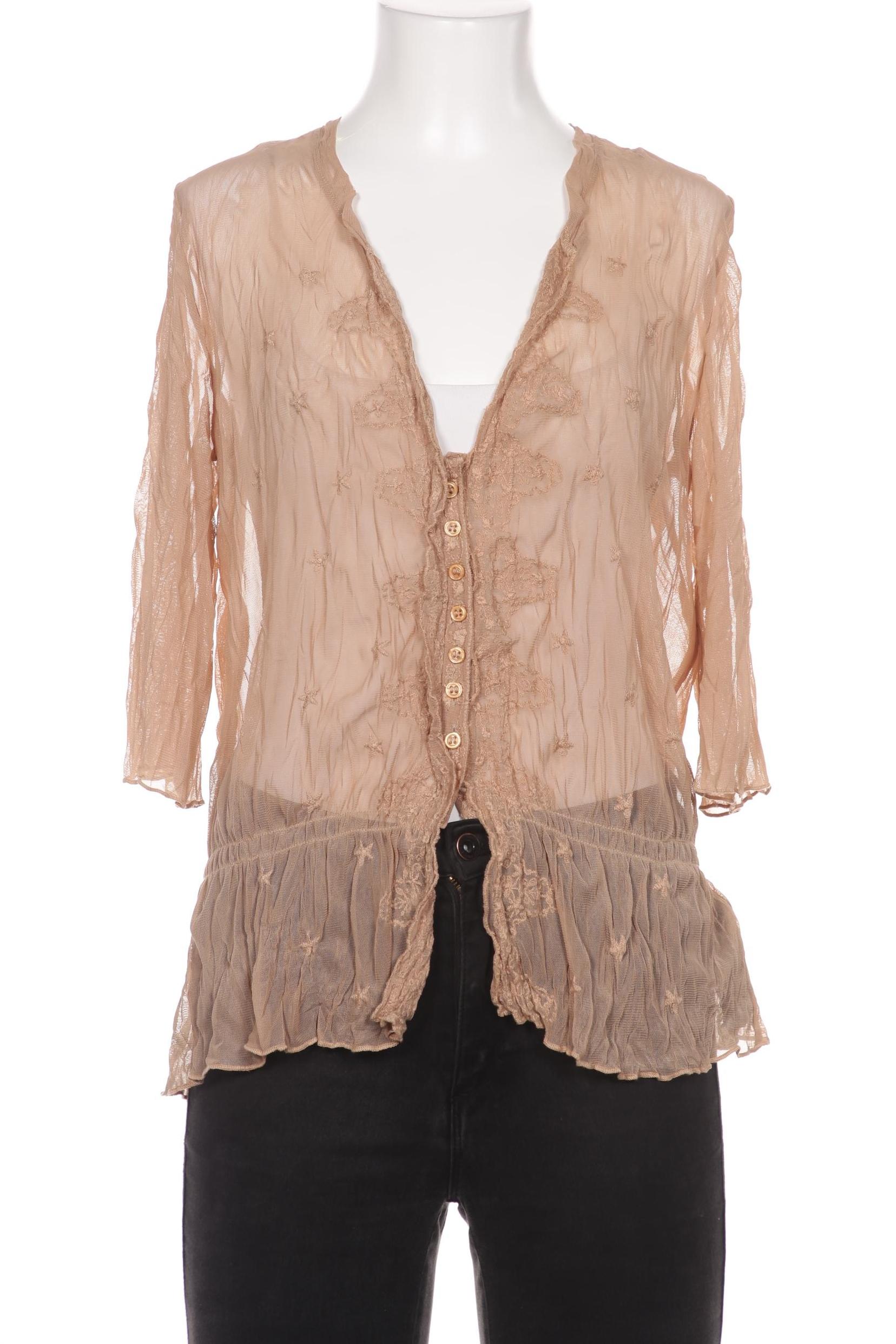 

Oui Damen Bluse, beige, Gr. 34