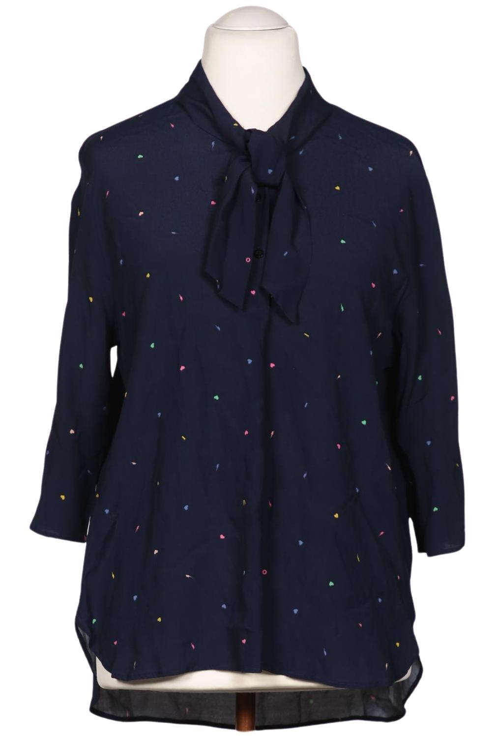 

Oui Damen Bluse, marineblau, Gr. 40