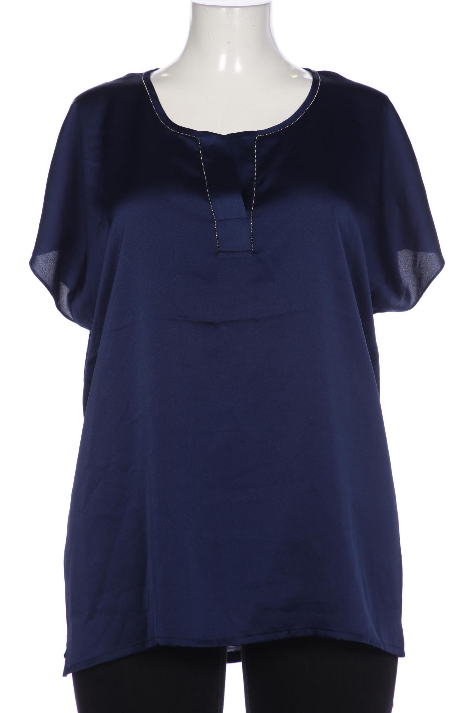 

Oui Damen Bluse, marineblau, Gr. 46