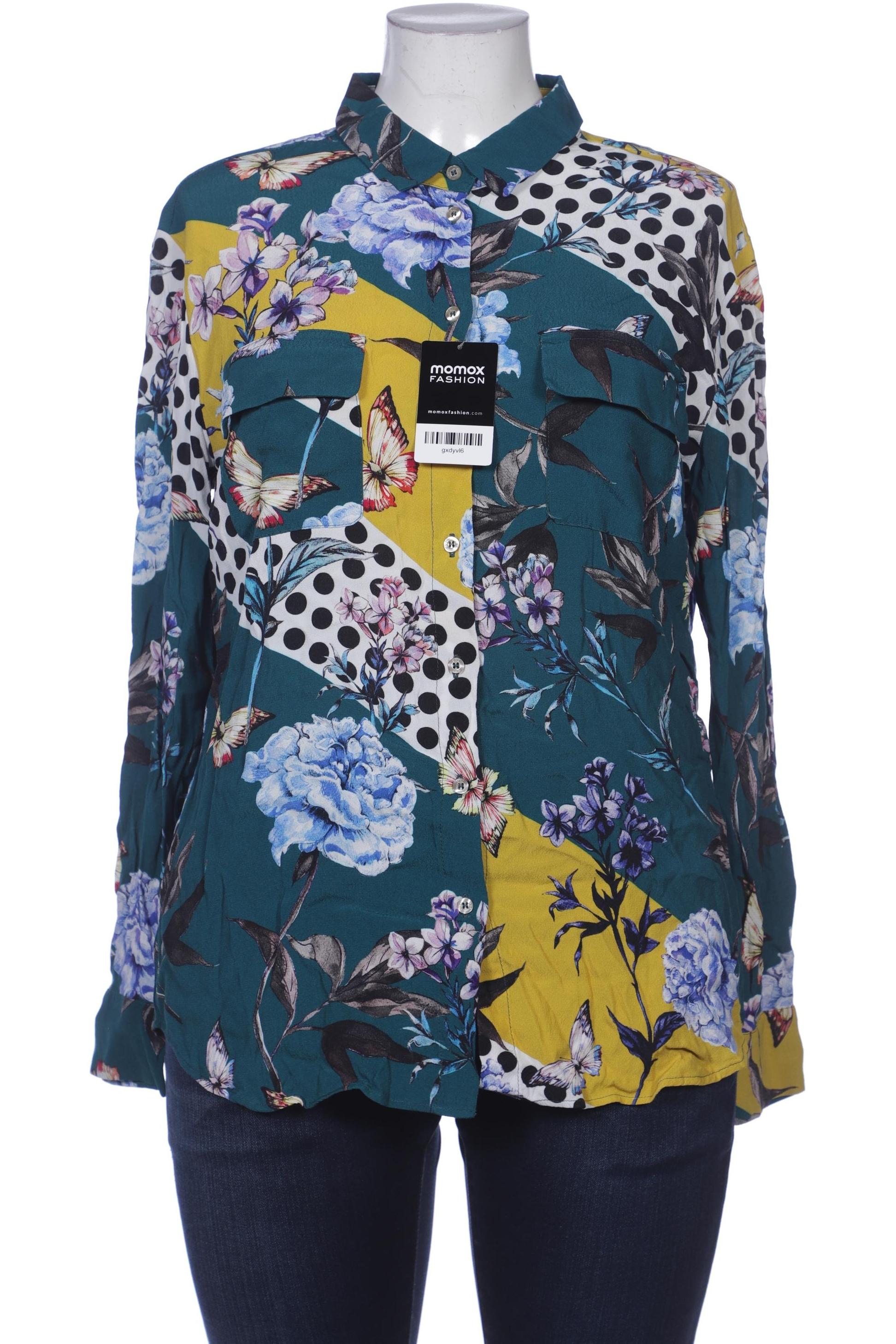 

Oui Damen Bluse, türkis, Gr. 44